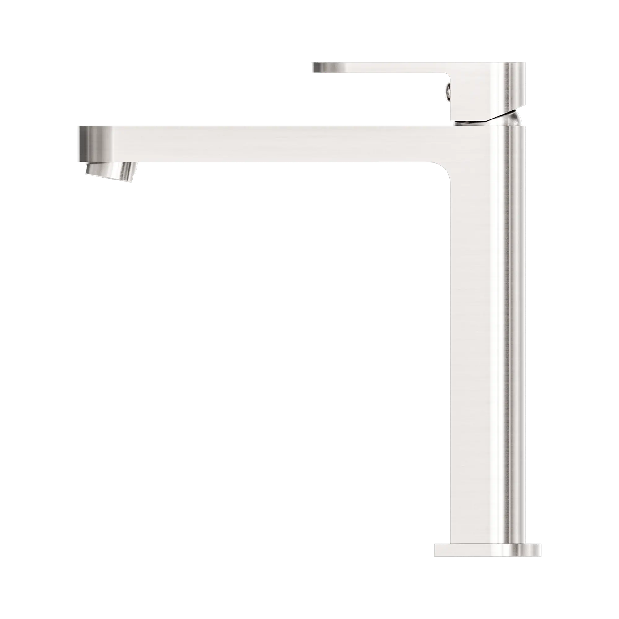NR301301a BN Ecco Tall Basin Mixer Brushed Nickel image 2