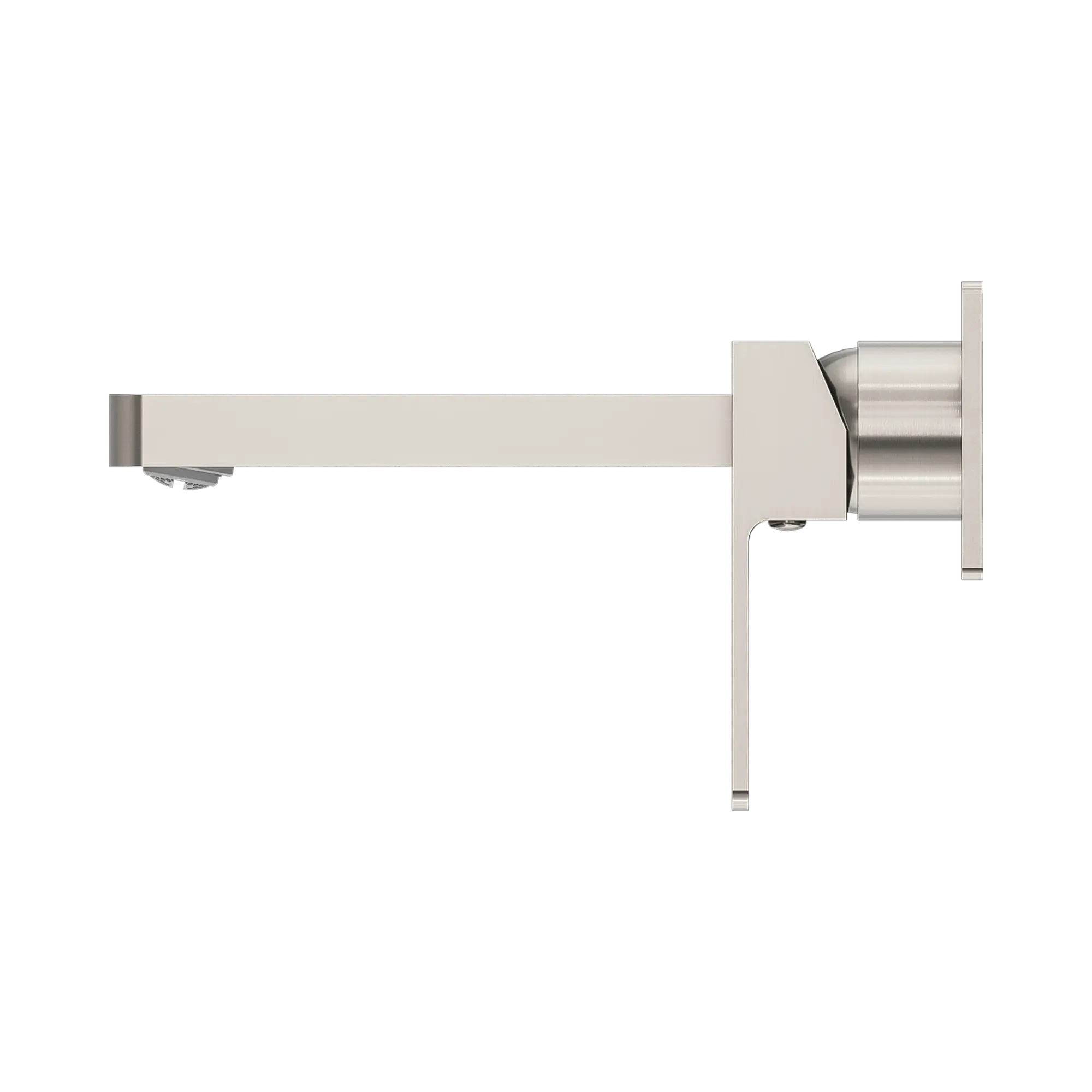 NR301507a BN Celia Wall Basin Bath Mixer Brushed Nickel image 2