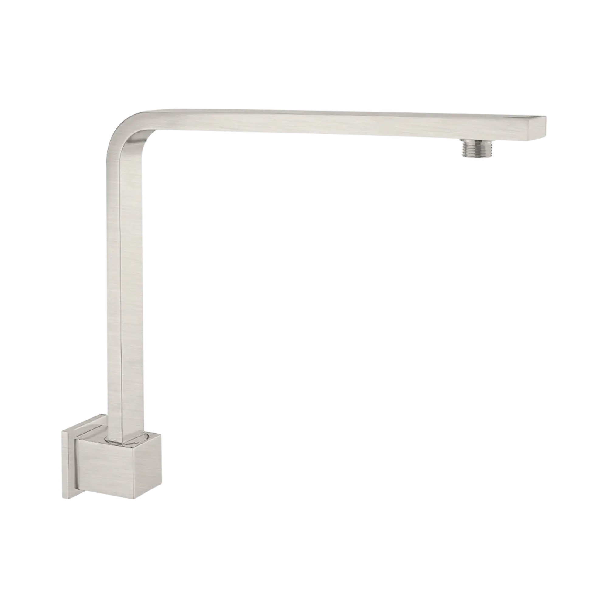 NR505 BN Square Swivel Shower Arm Brushed Nickel image 1