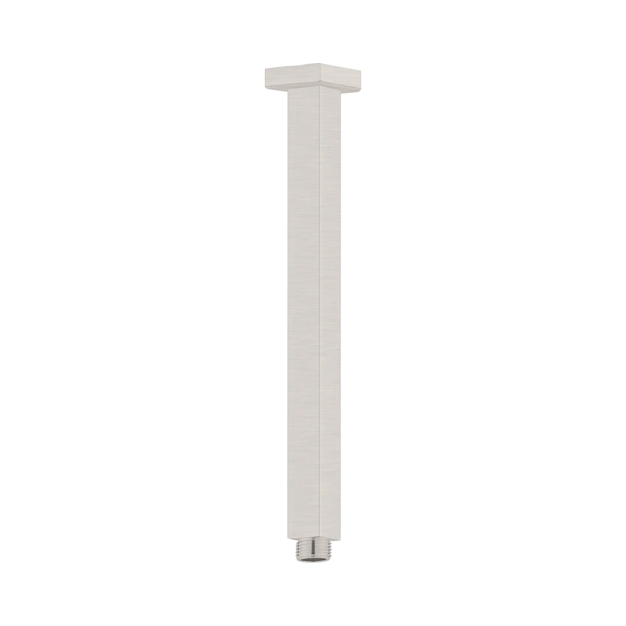 NR504300 BN Square Ceiling Arm 300mm Length Brushed Nickel image 1