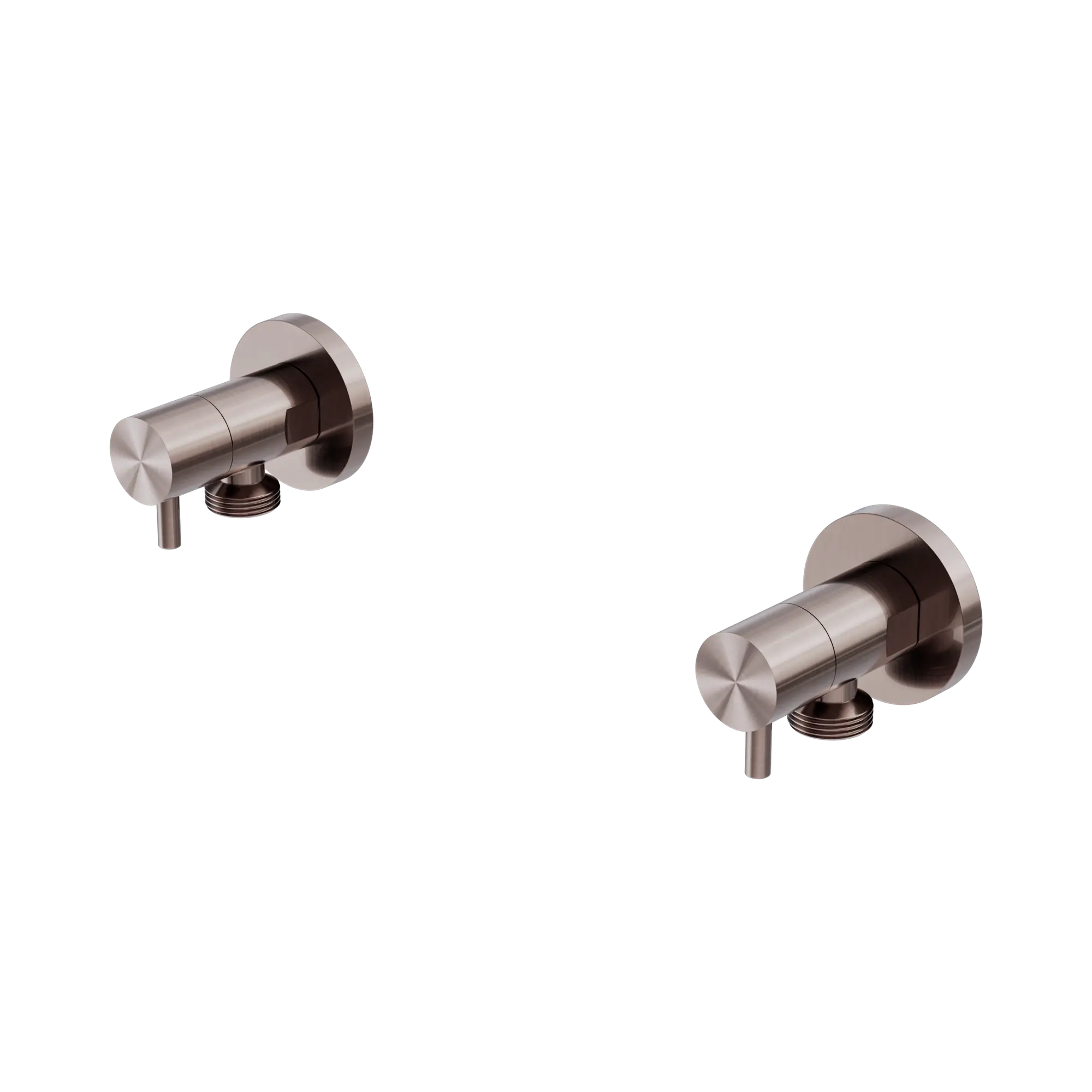 NR262109d BZ Washing Machine Tap Set Brushed Bronze image 1