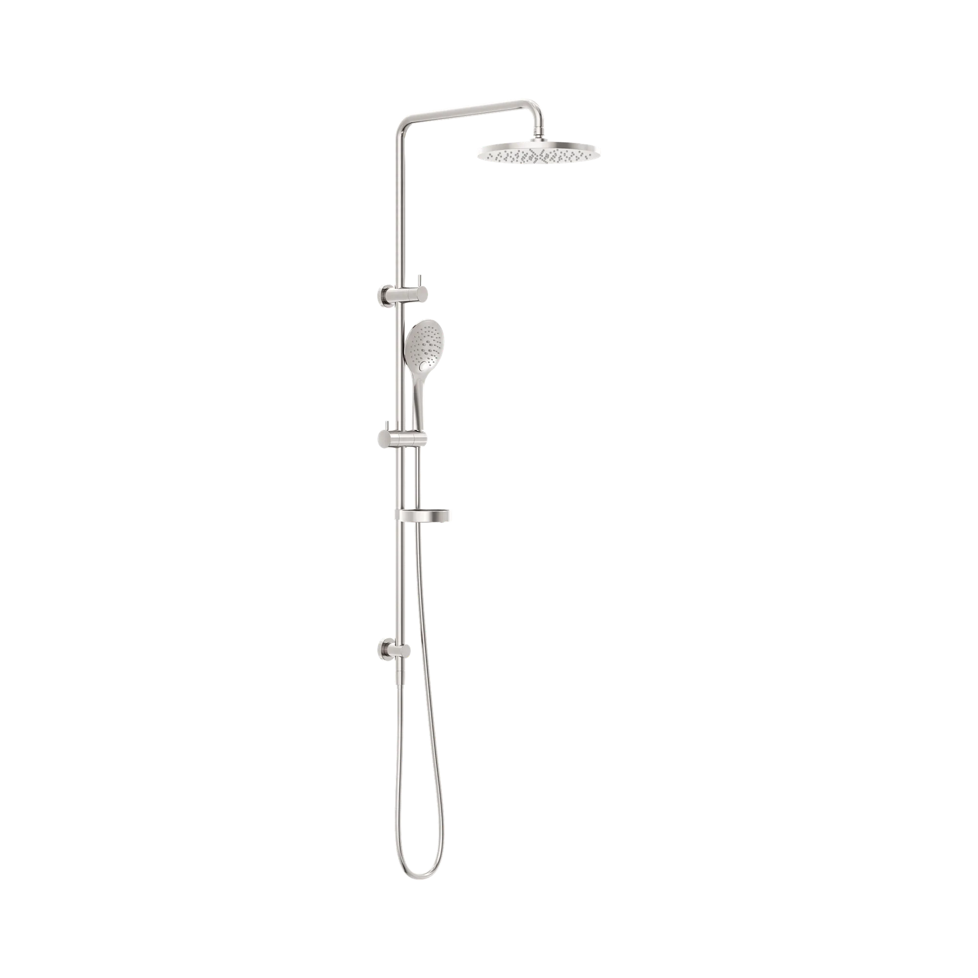 NR232105c BN Builder Project Twin Shower Brushed Nickel image 1
