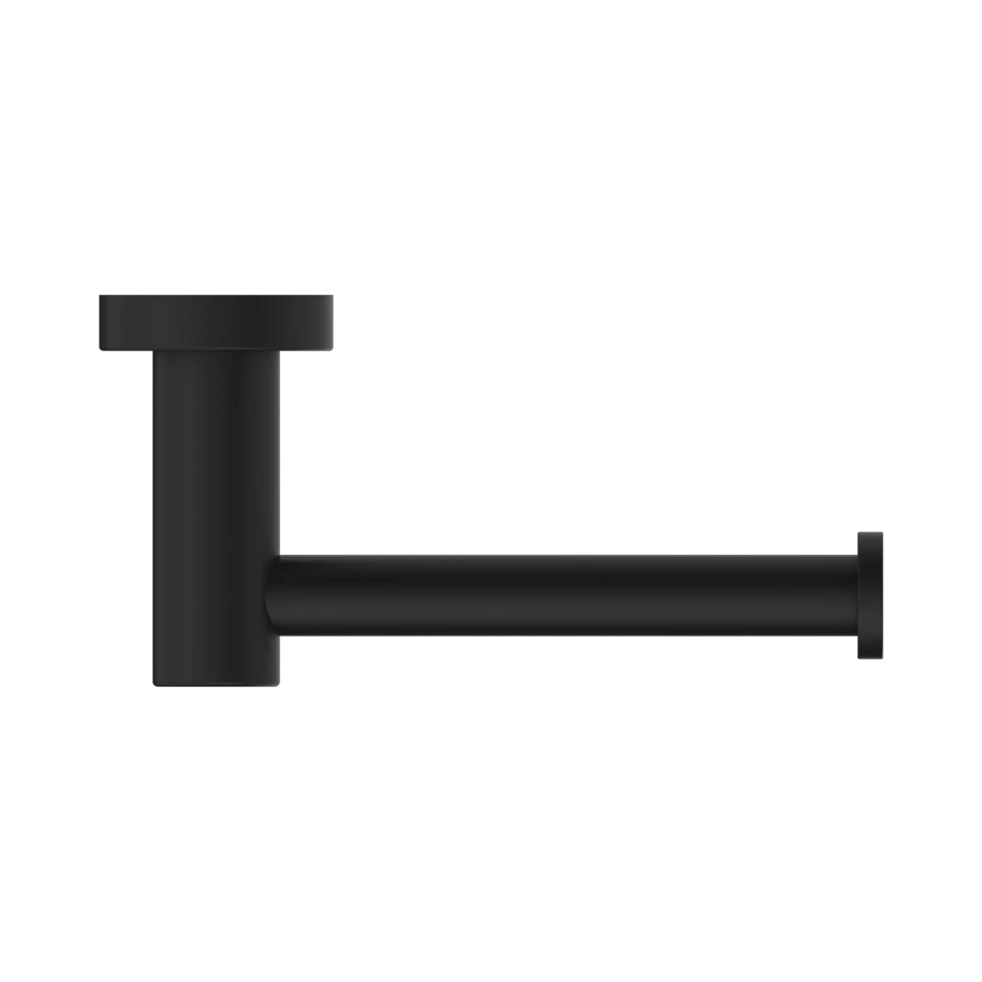 NR2086 MB Classic Toilet Roll Holder Matte Black image 3