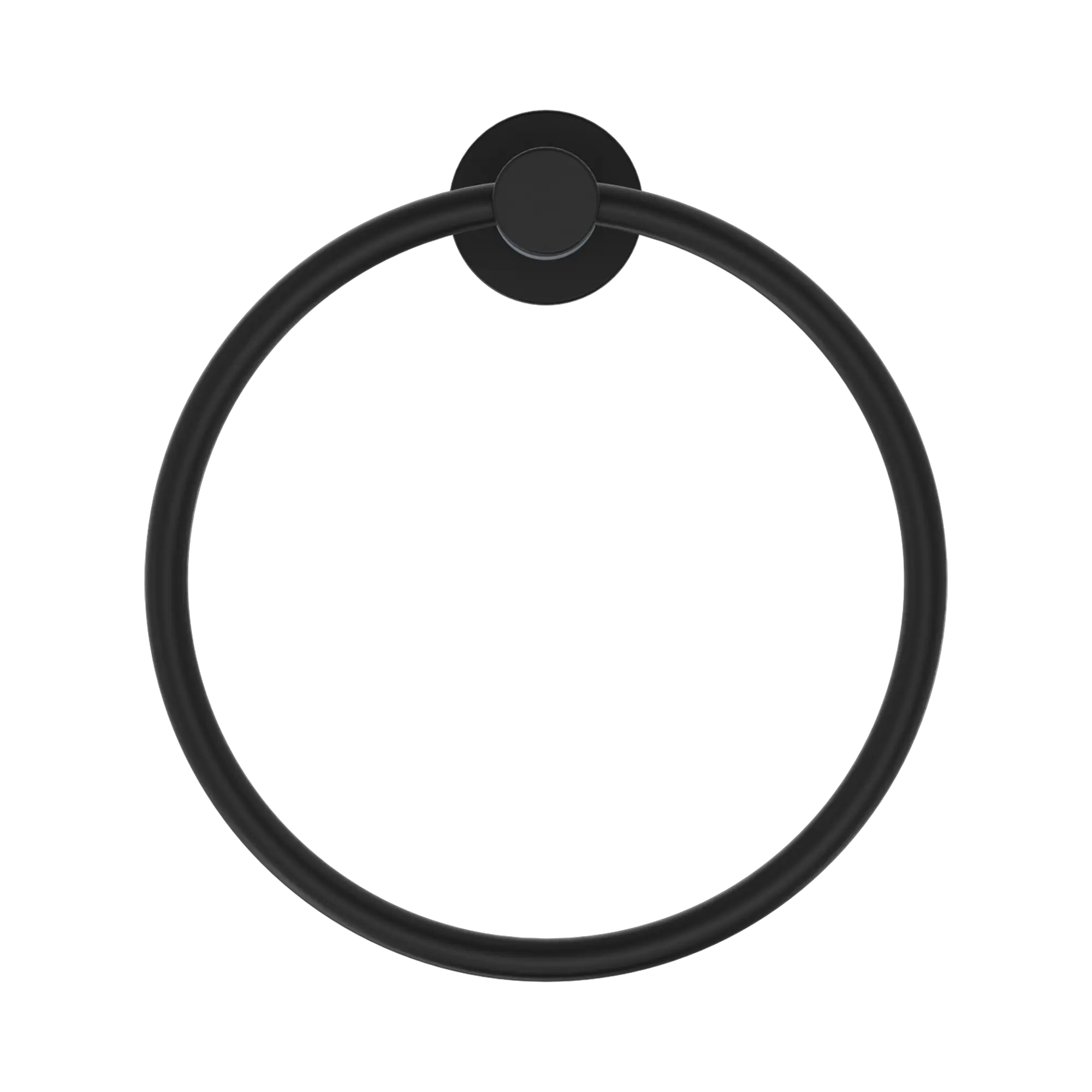 NR2080 MB Classic Hand Towel Ring Matte Black image 2