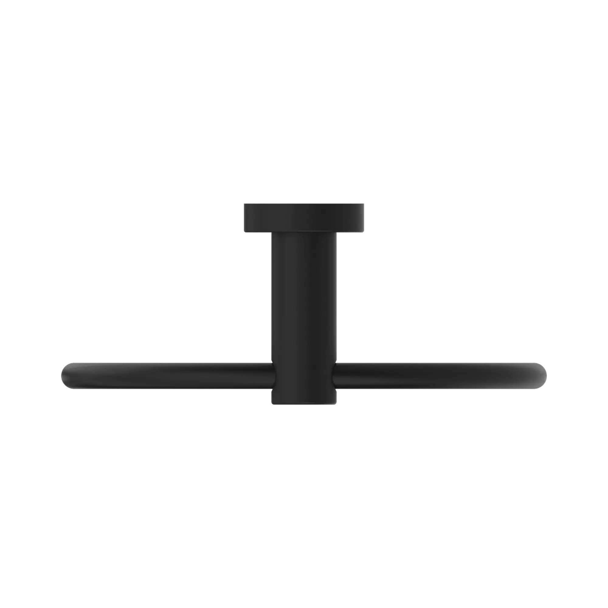 NR2080 MB Classic Hand Towel Ring Matte Black image 3