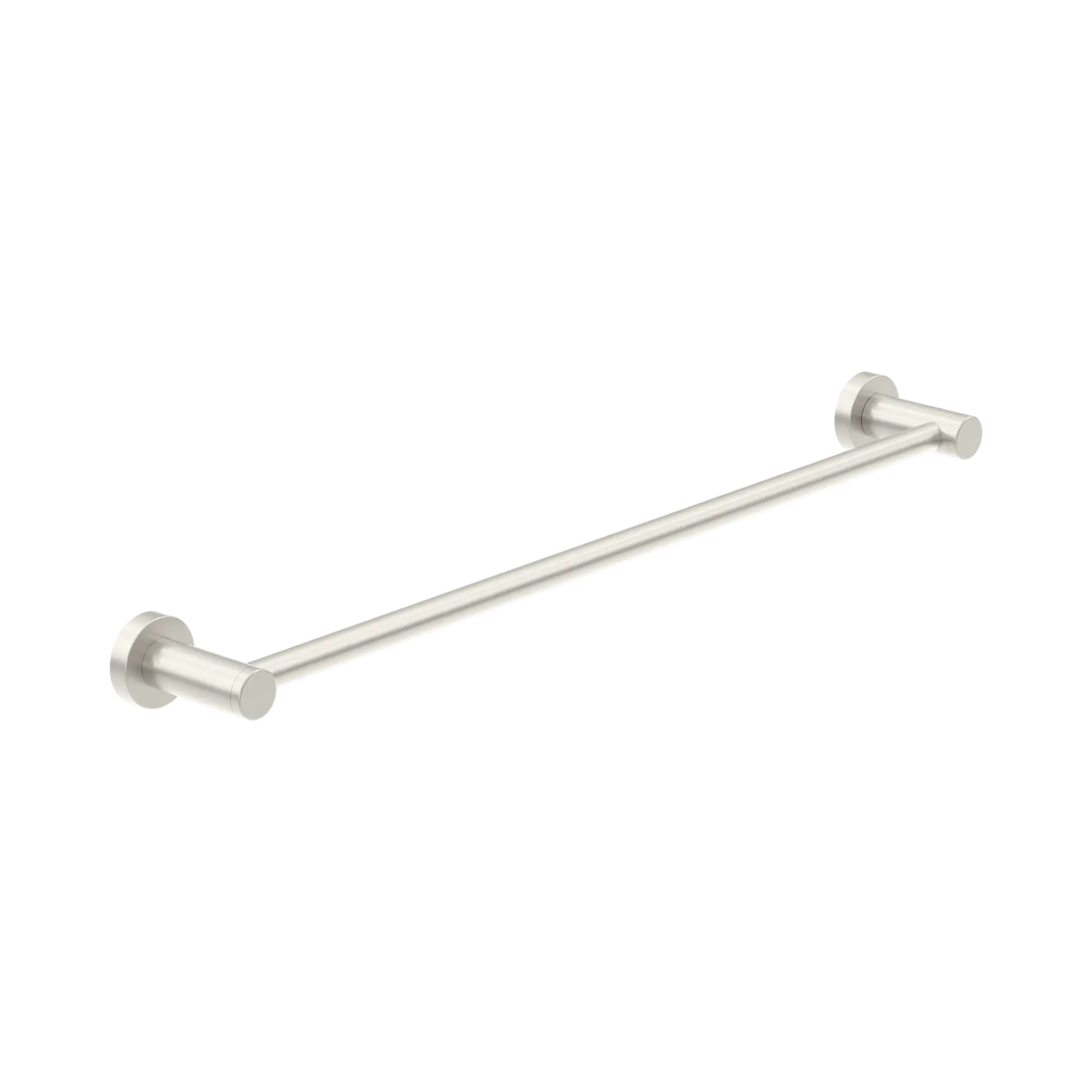 NR2024 BN Classic Single Towel Rail 600mm Brushed Nickel image 1