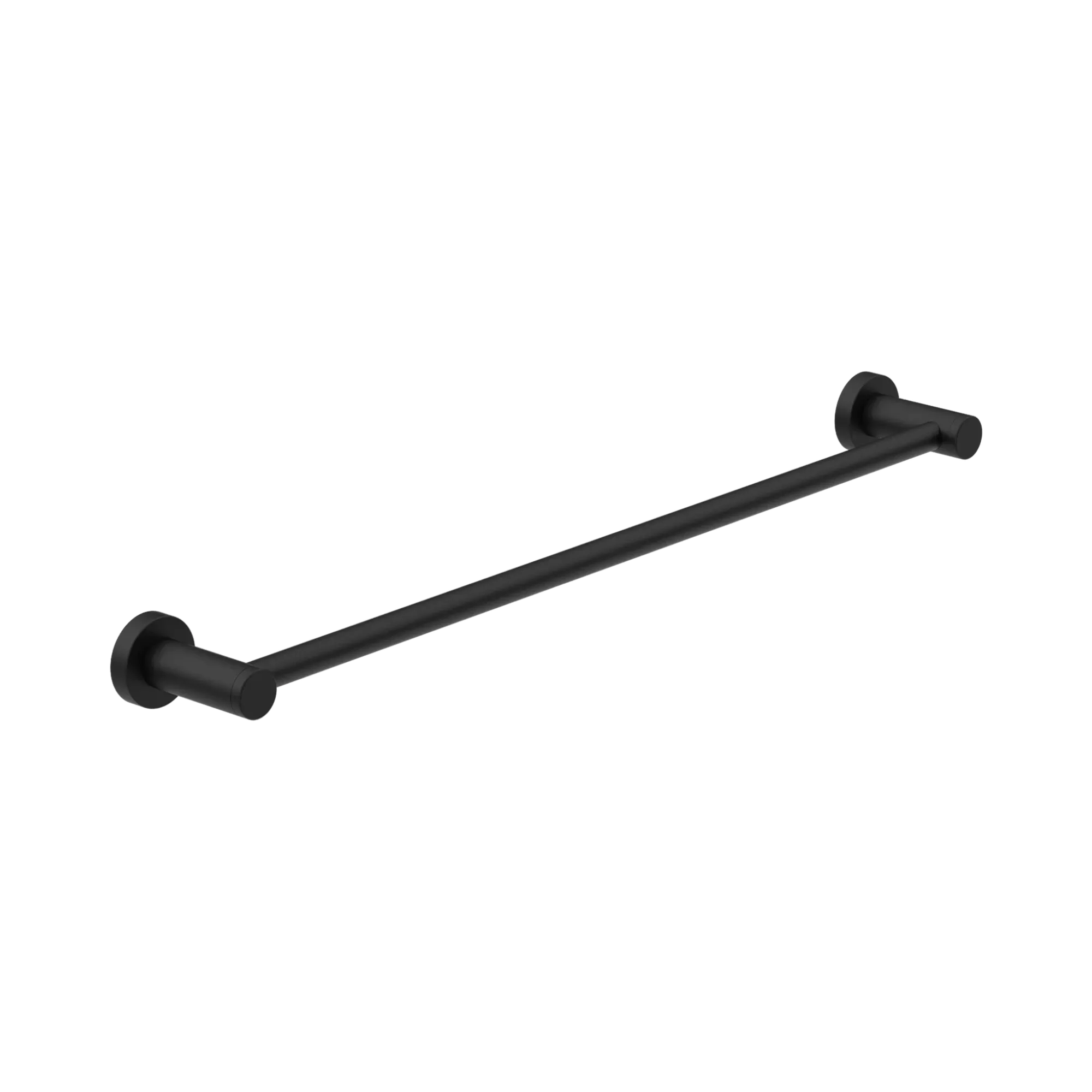 NR2030 MB Classic Single Towel Rail 800mm Matte Black image 1
