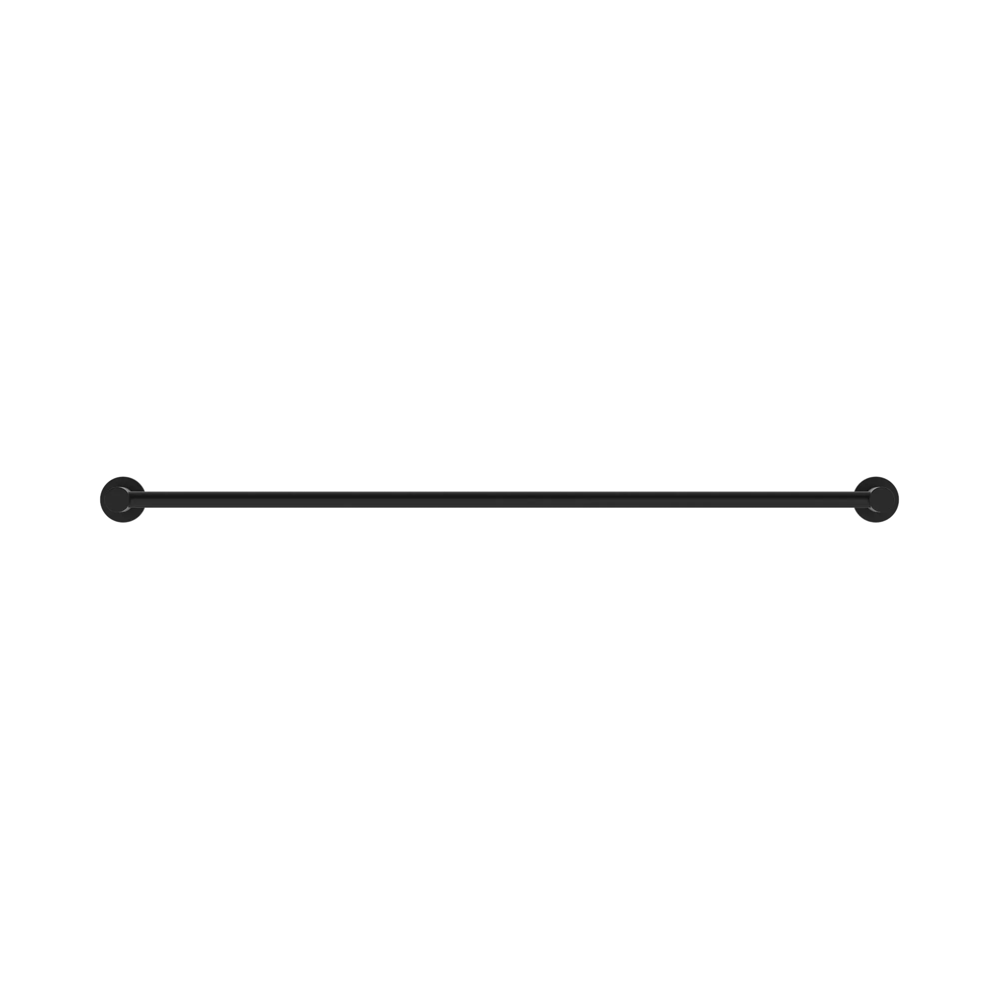 NR2030d MB Classic Double Towel Rail 800mm Matte Black image 2