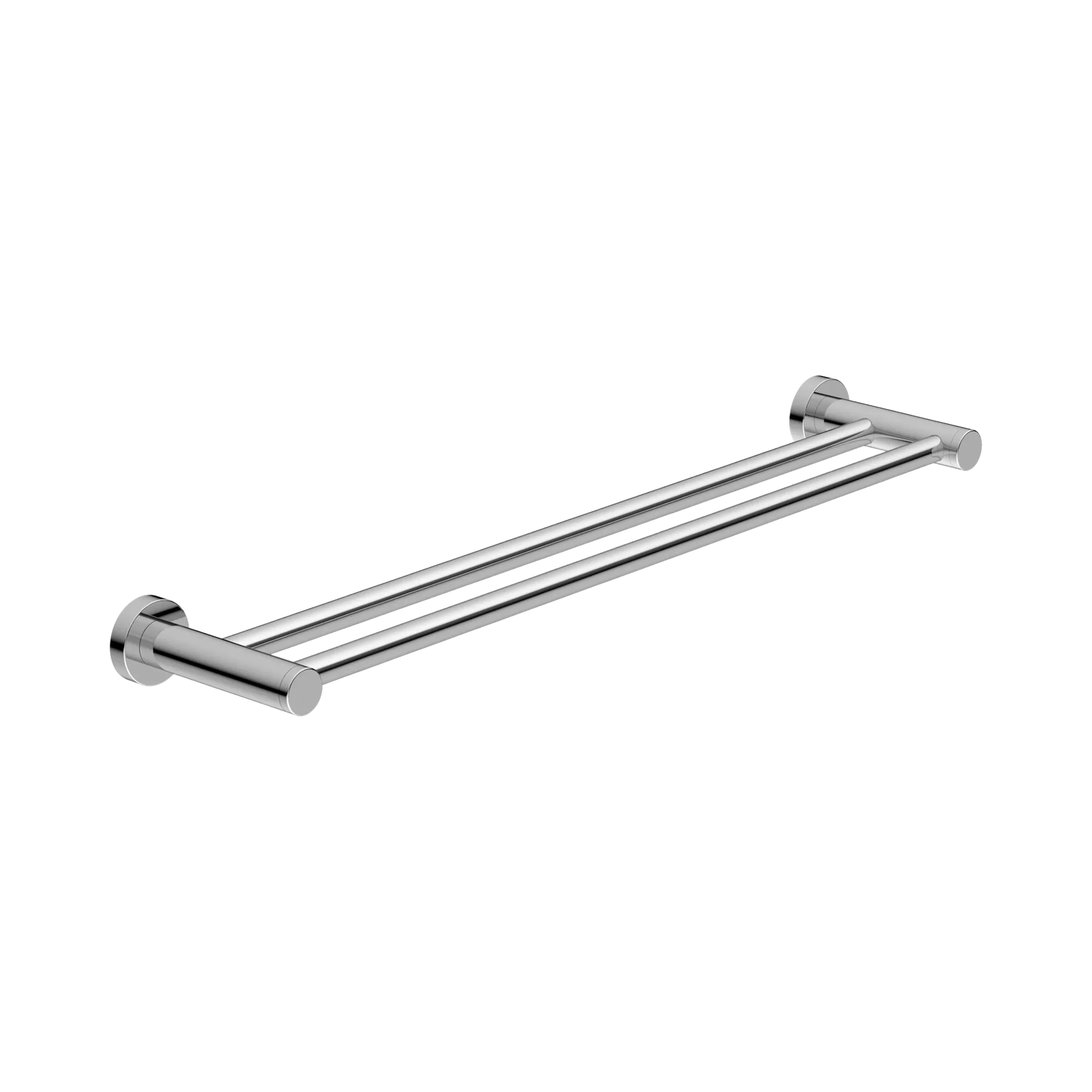 NR2030d CH Classic Double Towel Rail 800mm Chrome image 1
