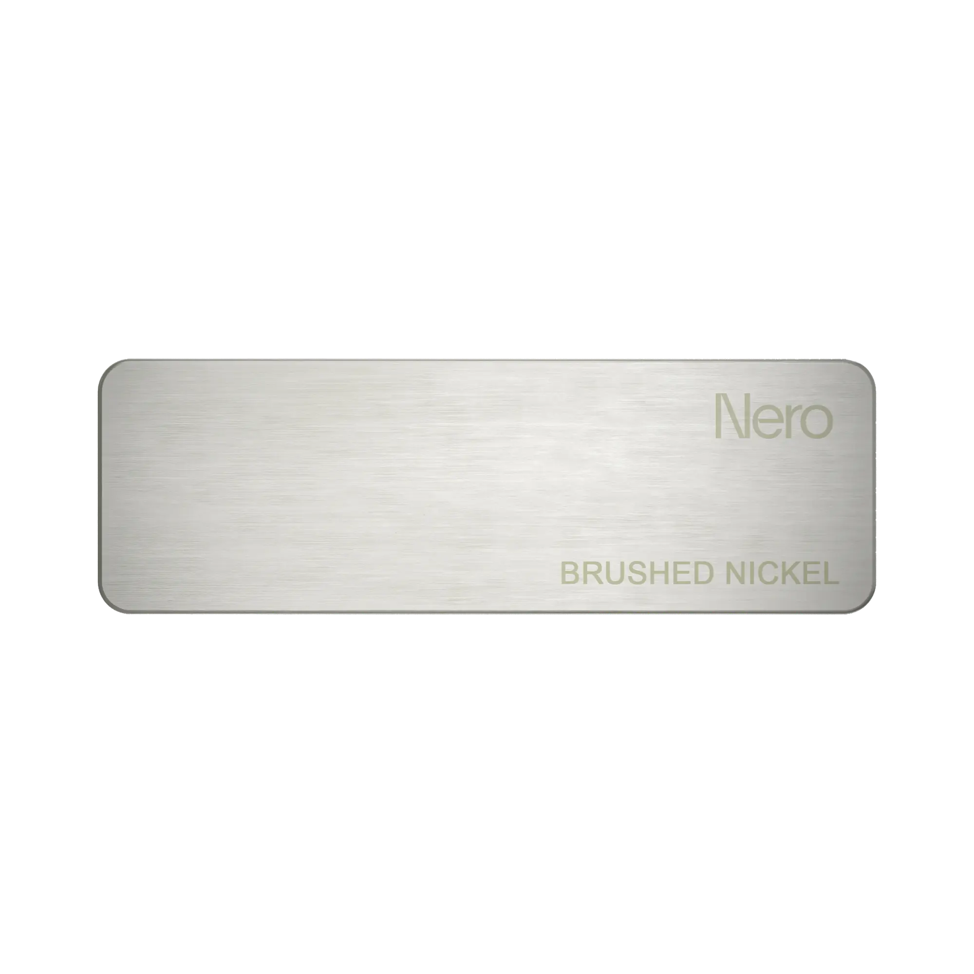 NR514234 BN Brushed Nickel Colour Sample Plate image 1