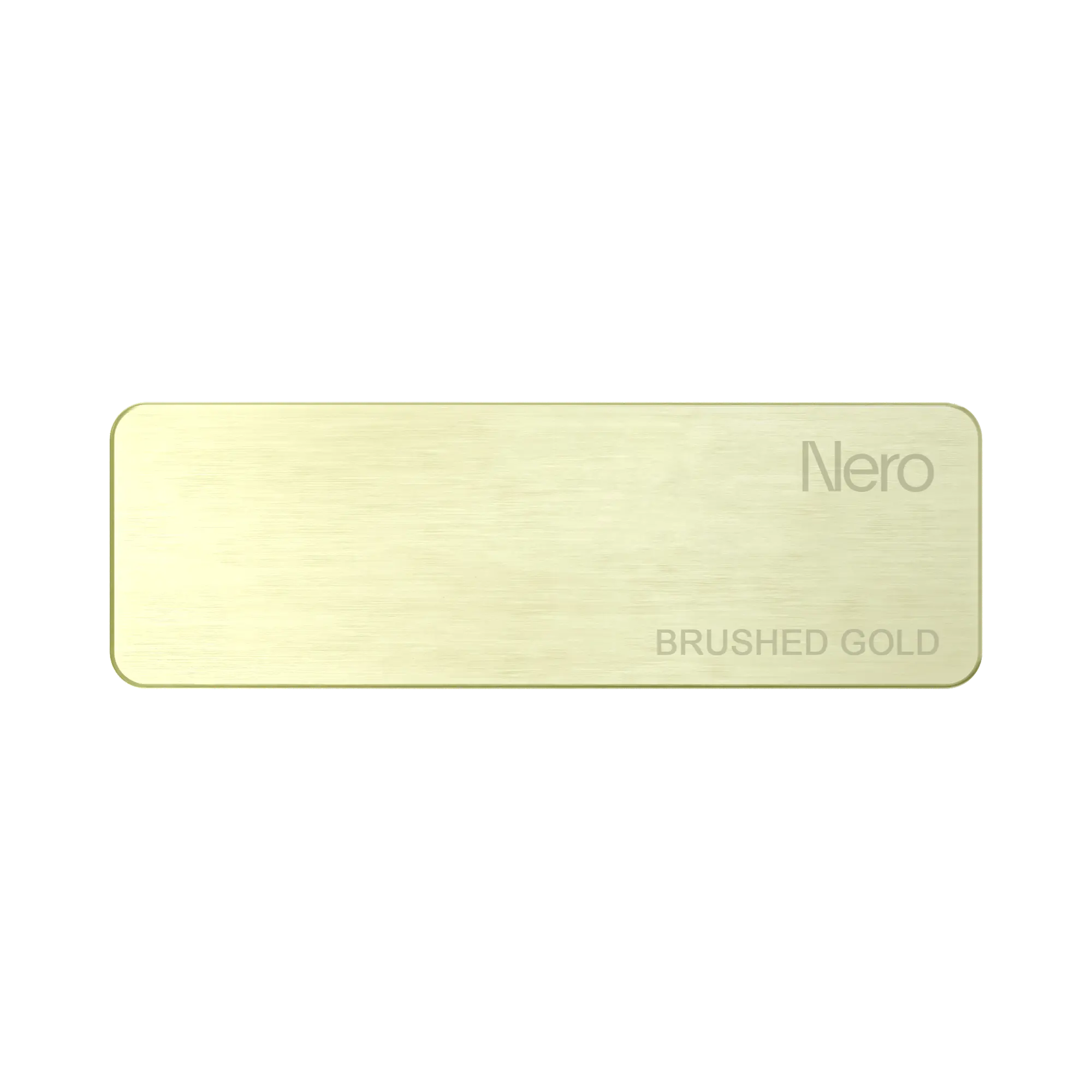 NR514234 BG Brushed Gold Colour Sample Plate image 1