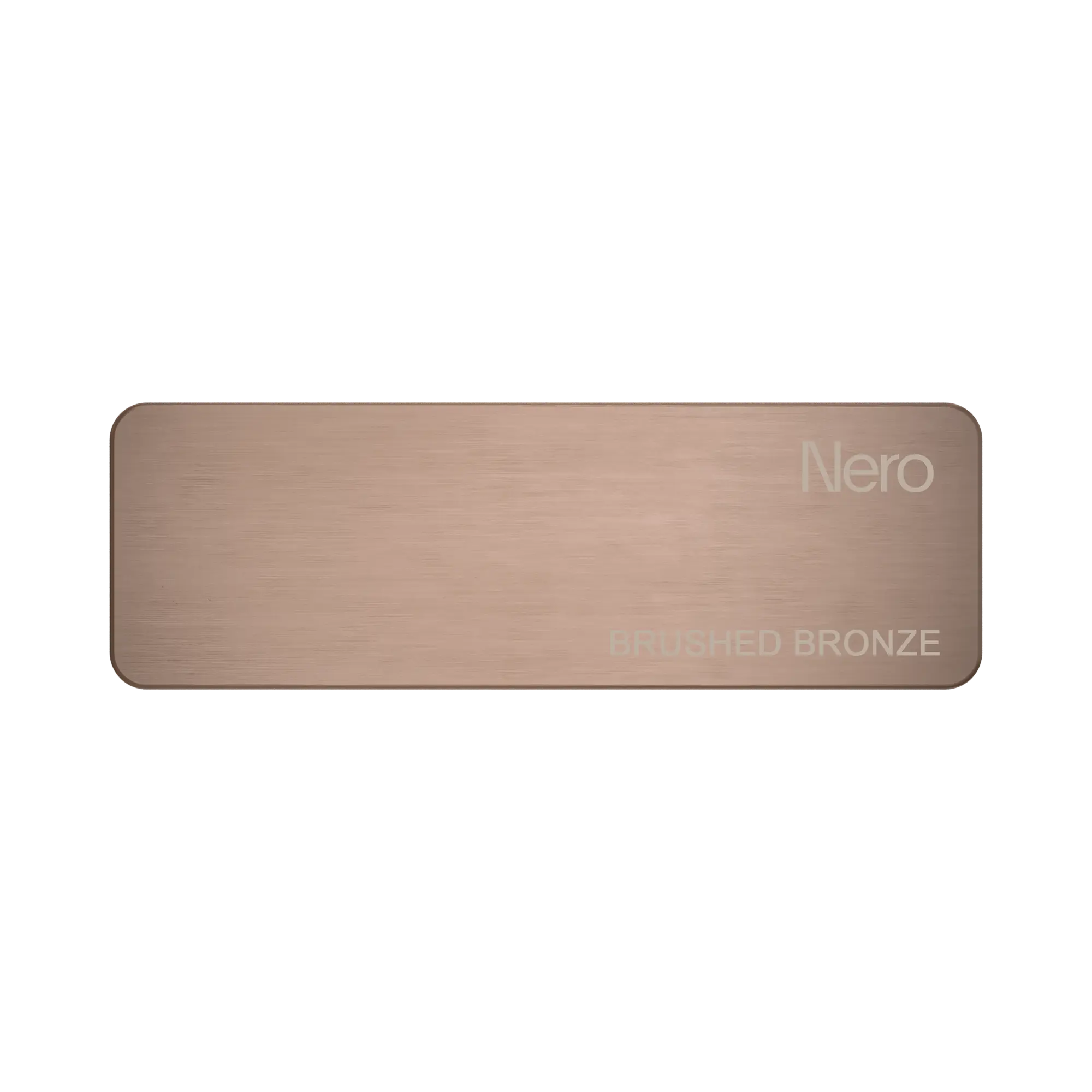NR514234 BZ Brushed Bronze Colour Sample Plate image 1