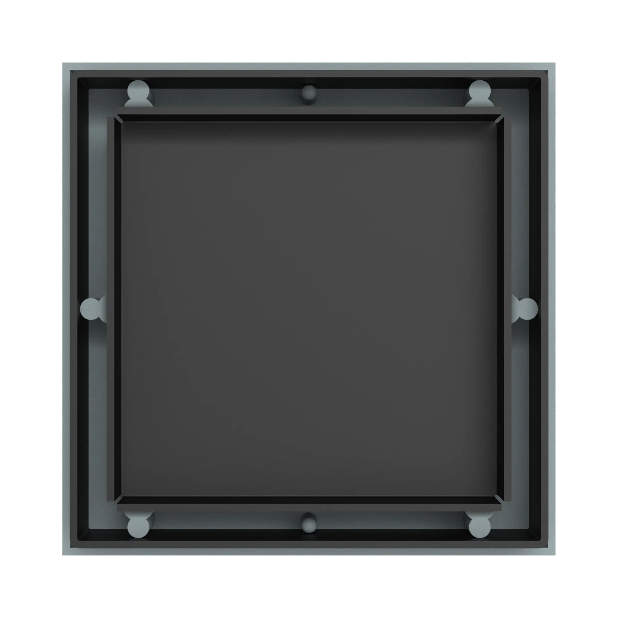 NRFW001 MB Tile Insert Floor Waste 50mm Outlet Matte Black image 2