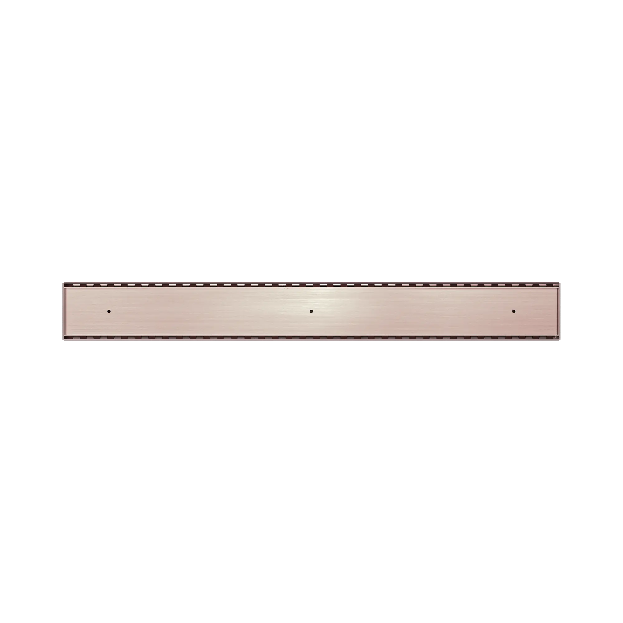 NRFG001 BZ Tile Insert V Channel Floor Grate 80mm 89mm Outlet Without Outlet And Hole Saw Brushed Bronze image 2