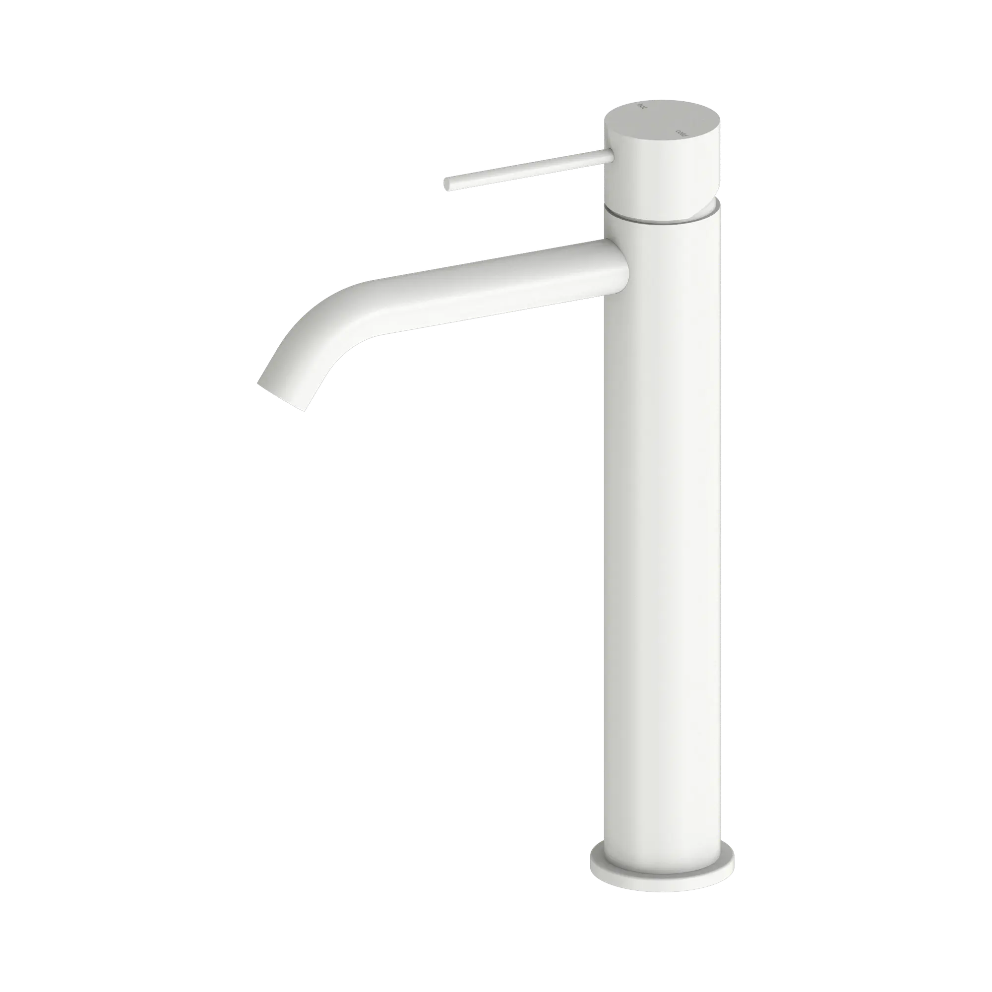 NR221901a MW Mecca Tall Basin Mixer Matte White image 1