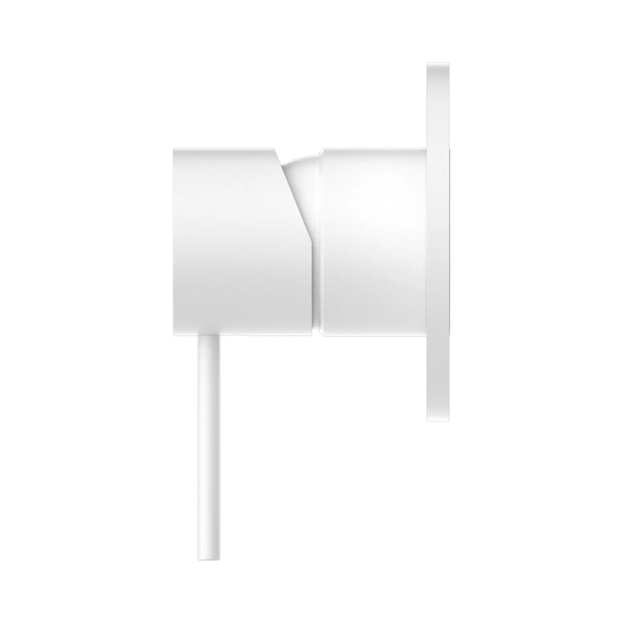 NR221909 MW Mecca Shower Mixer Matte White image 3