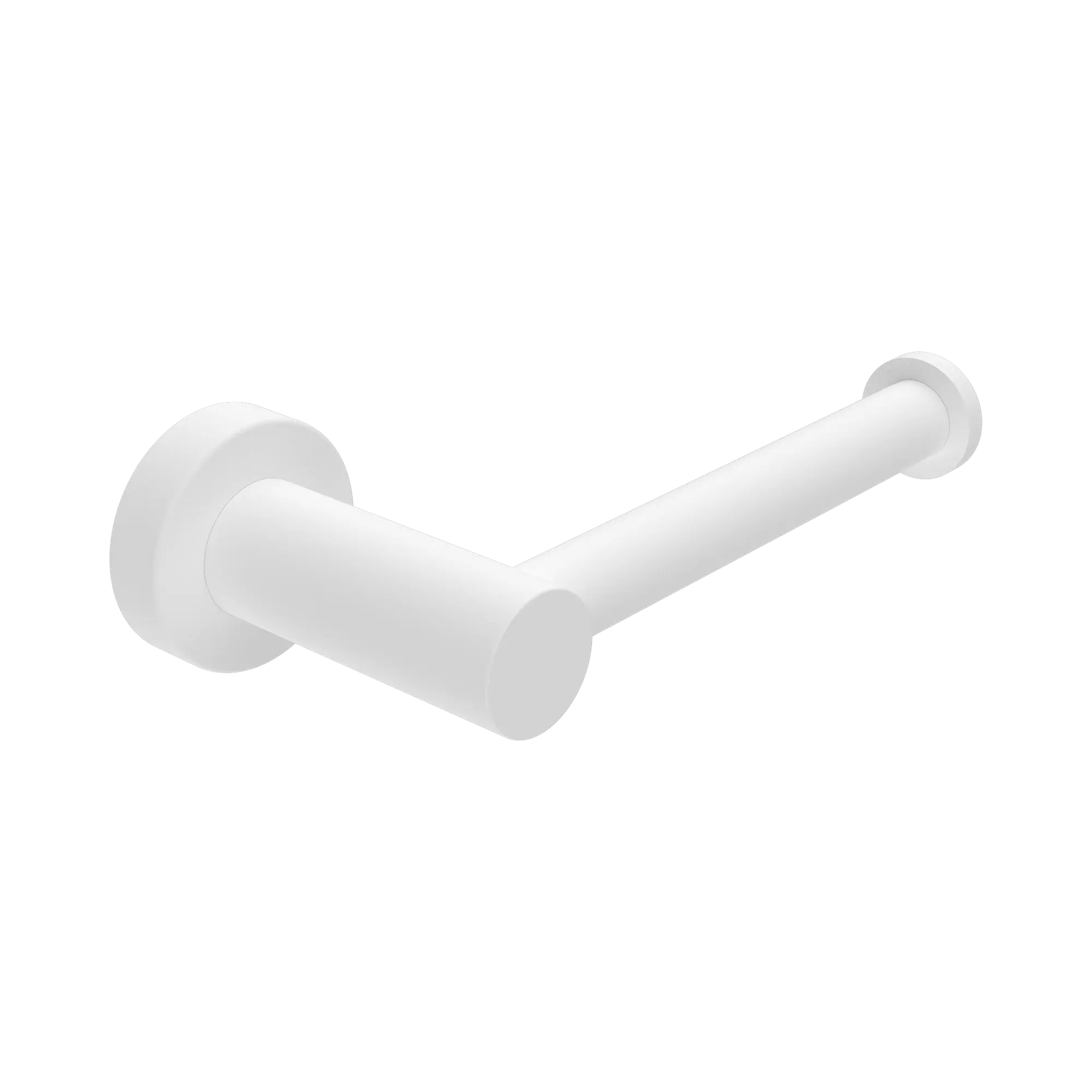 NR1986 MW Mecca Toilet Roll Holder Matte White image 1