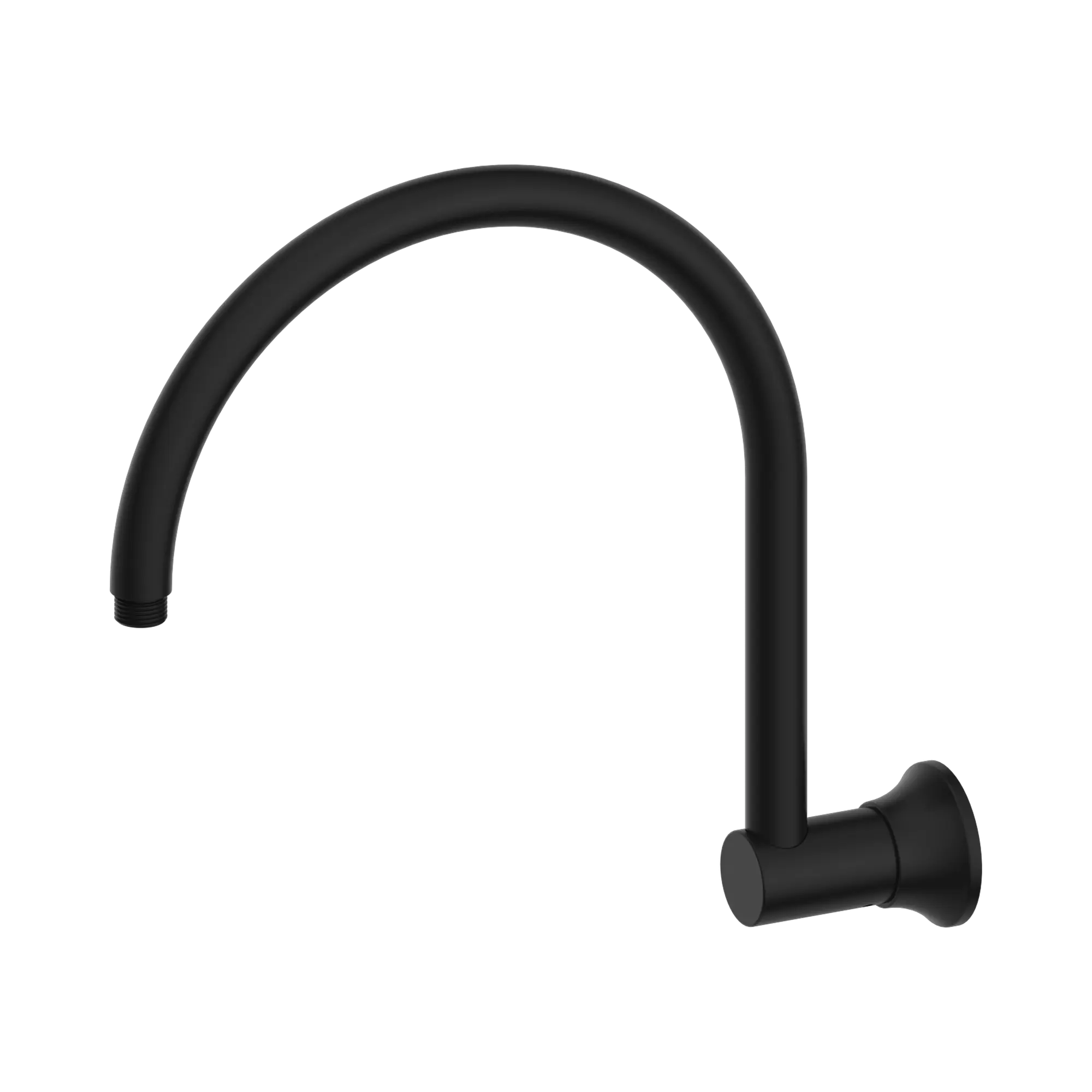 NR508 MB York Shower Arm Matte Black image 1