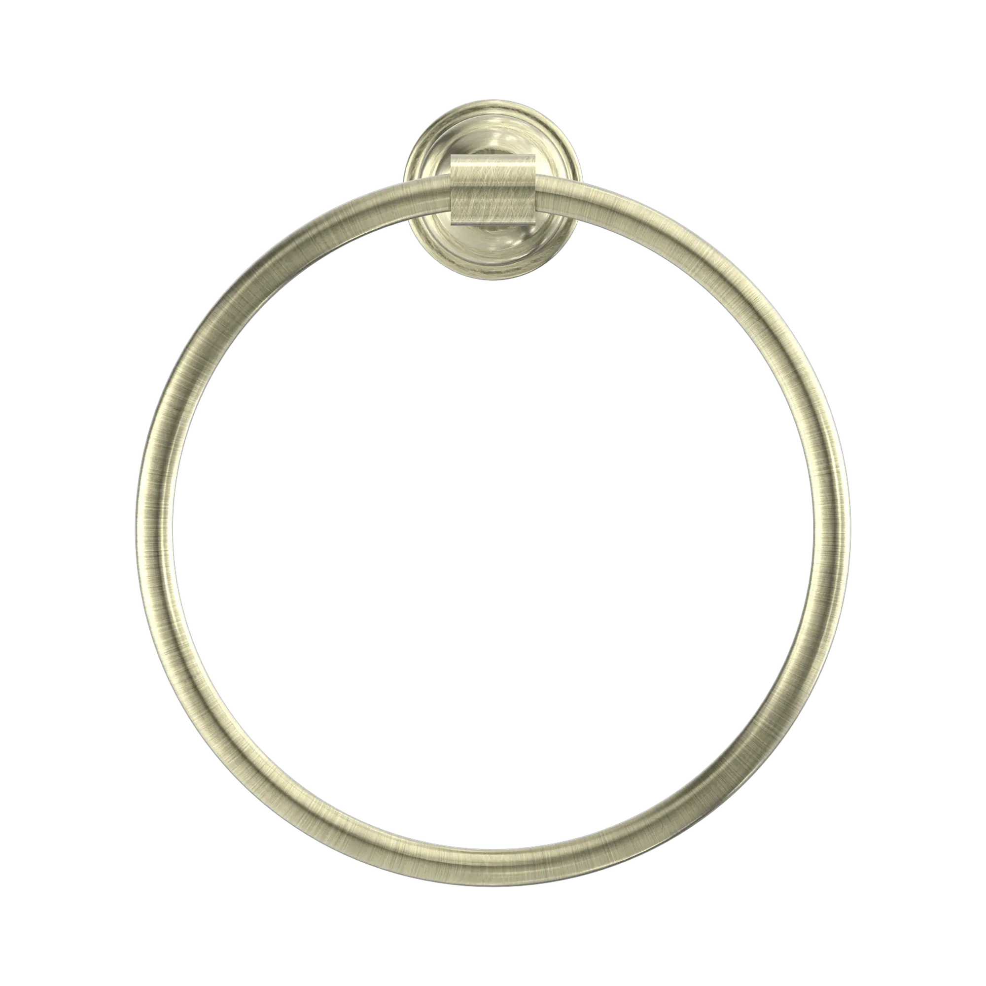 NR6980 AB York Towel Ring Aged Brass image 2