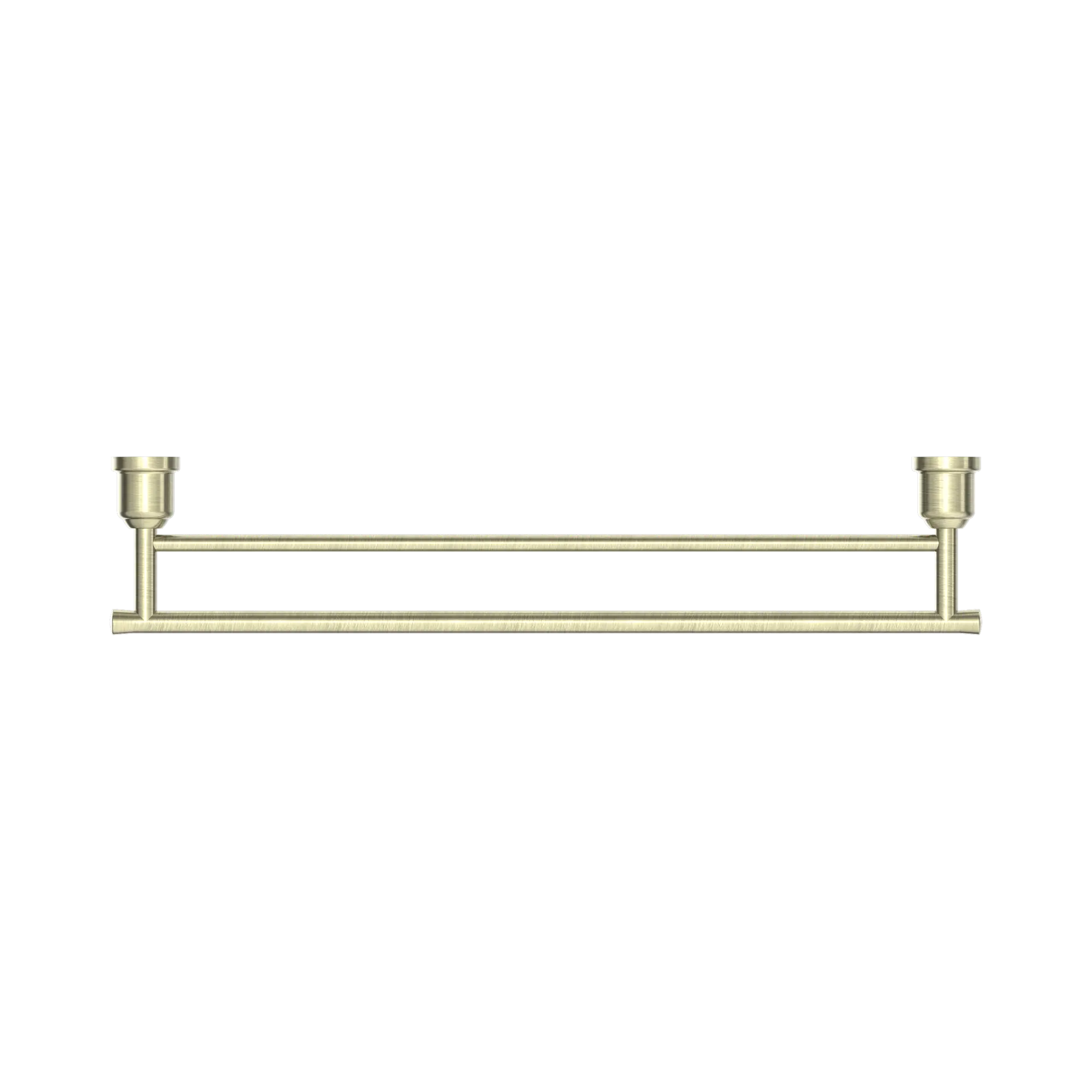 NR6924d AB York Double Towel Rail 600mm Aged Brass image 3