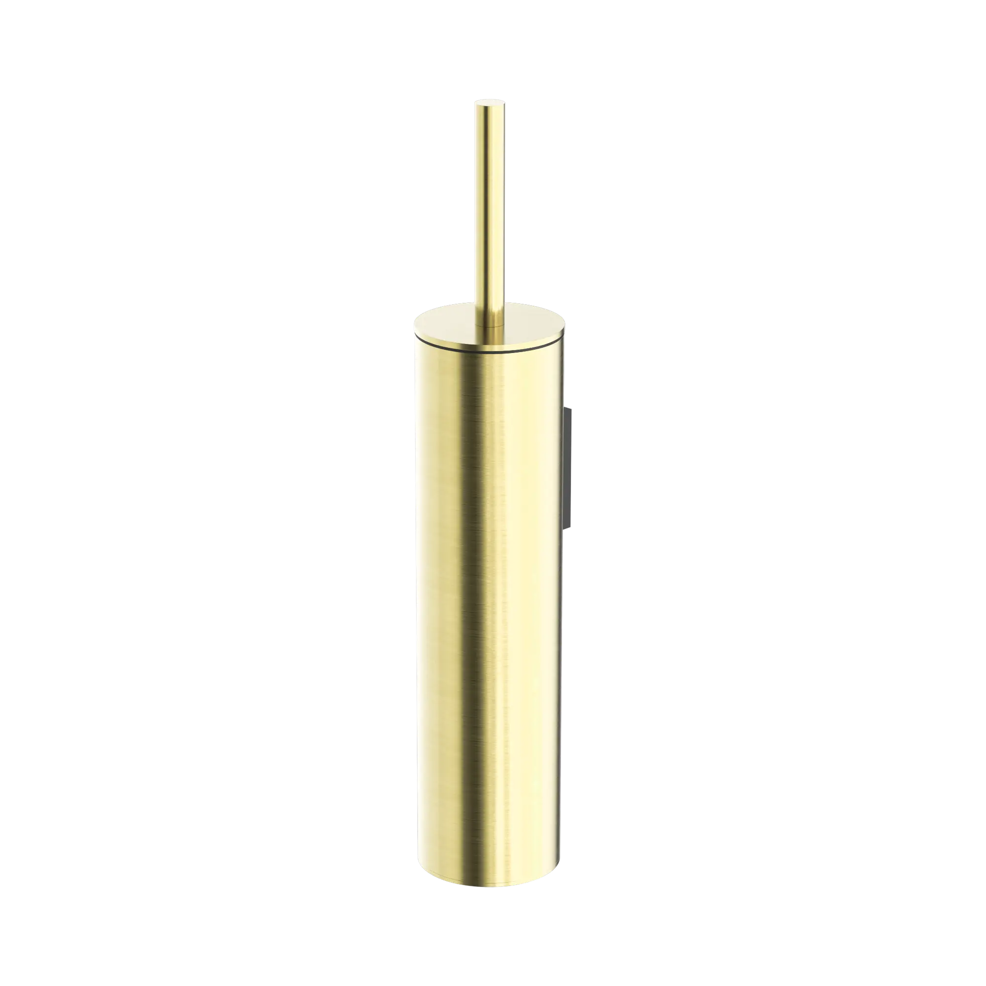 NR1988 BG Mecca Toilet Brush Holder Brushed Gold image 1