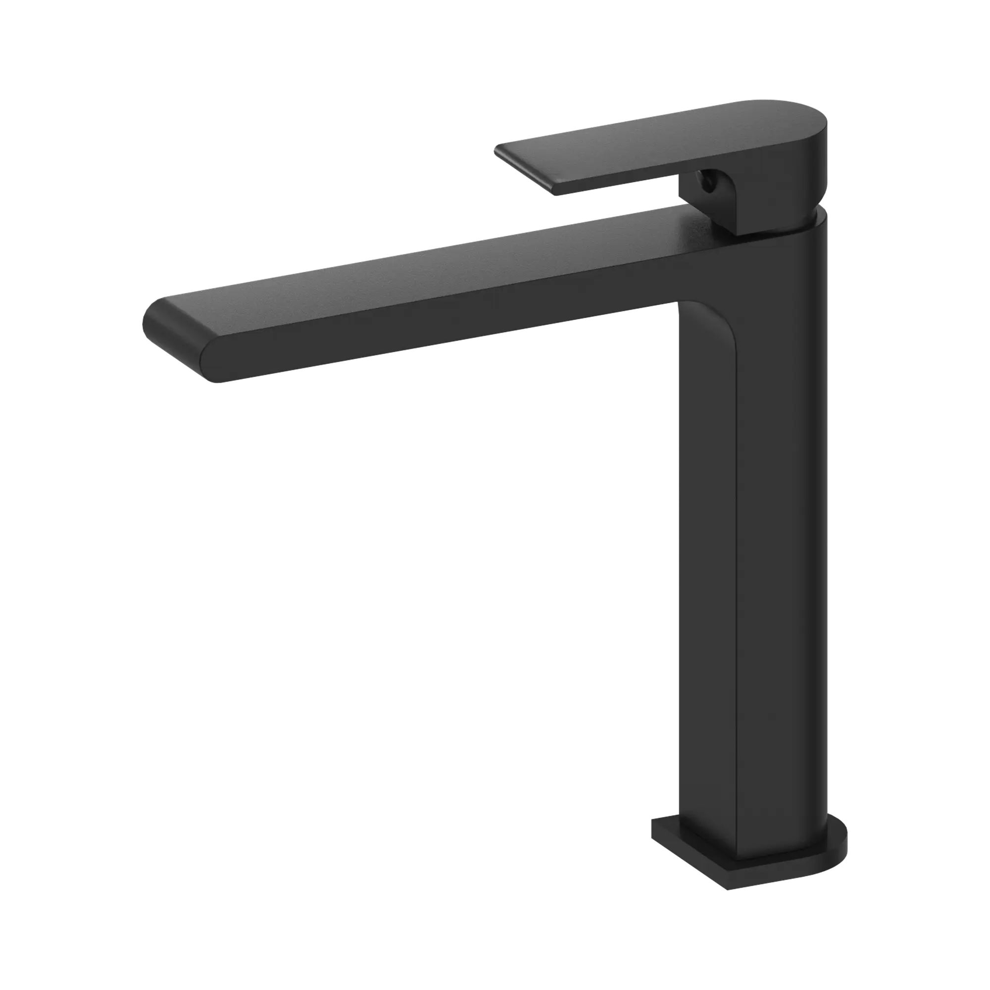 NR321501d MB Bianca Mid Tall Basin Mixer Matte Black image 1