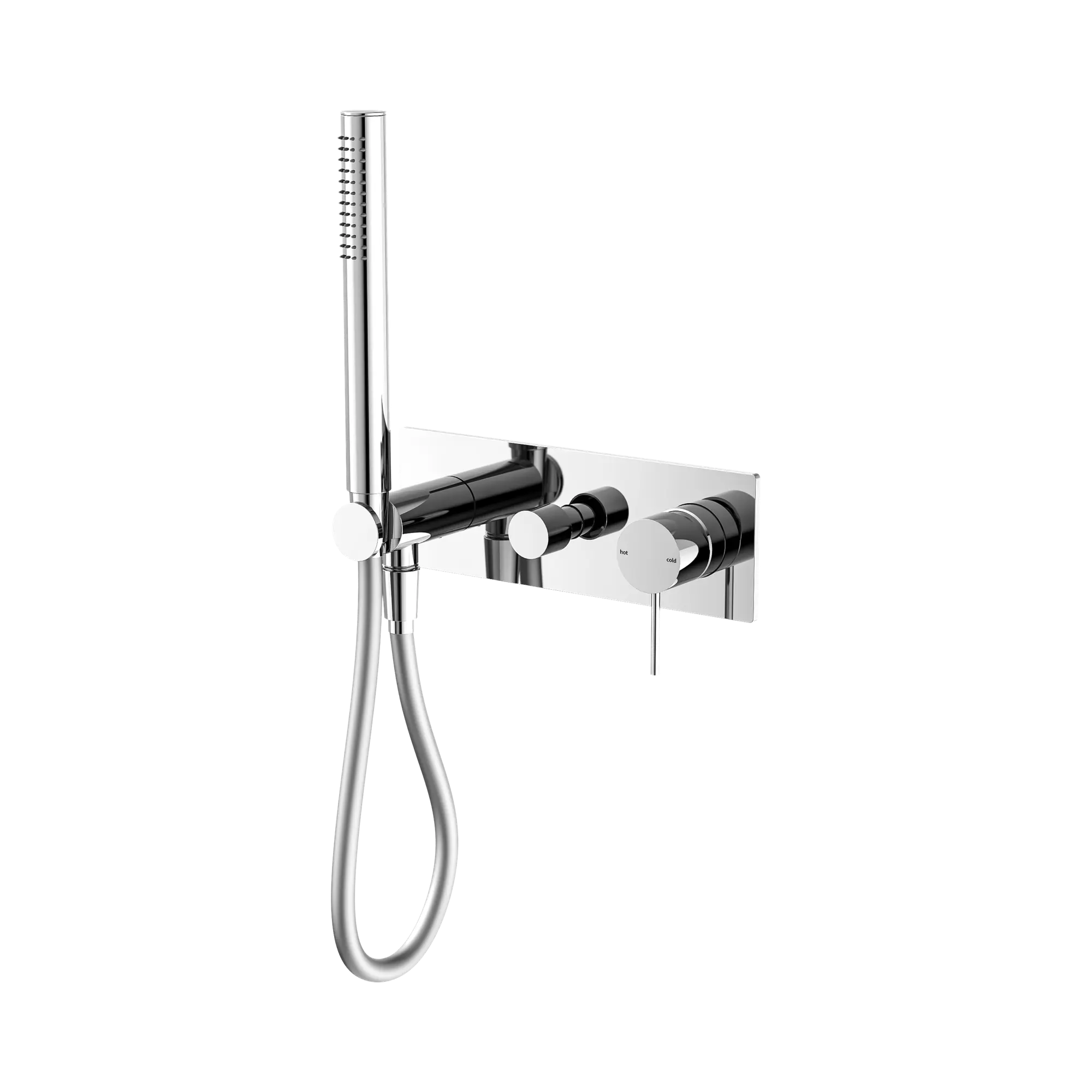 NR221903e CH Mecca Shower Mixer With Divertor System Chrome image 1