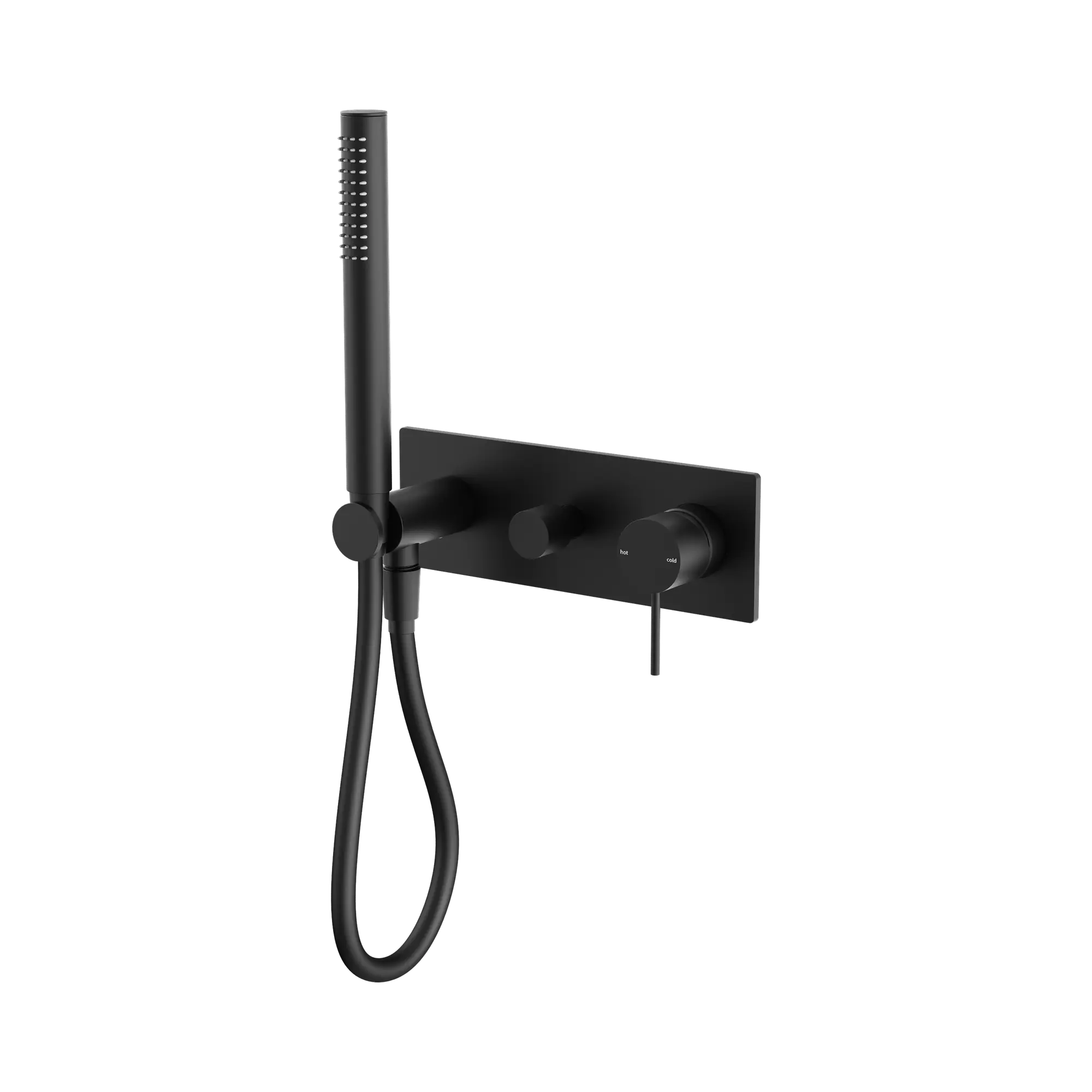 NR221903e MB Mecca Shower Mixer With Divertor System Matte Black image 1