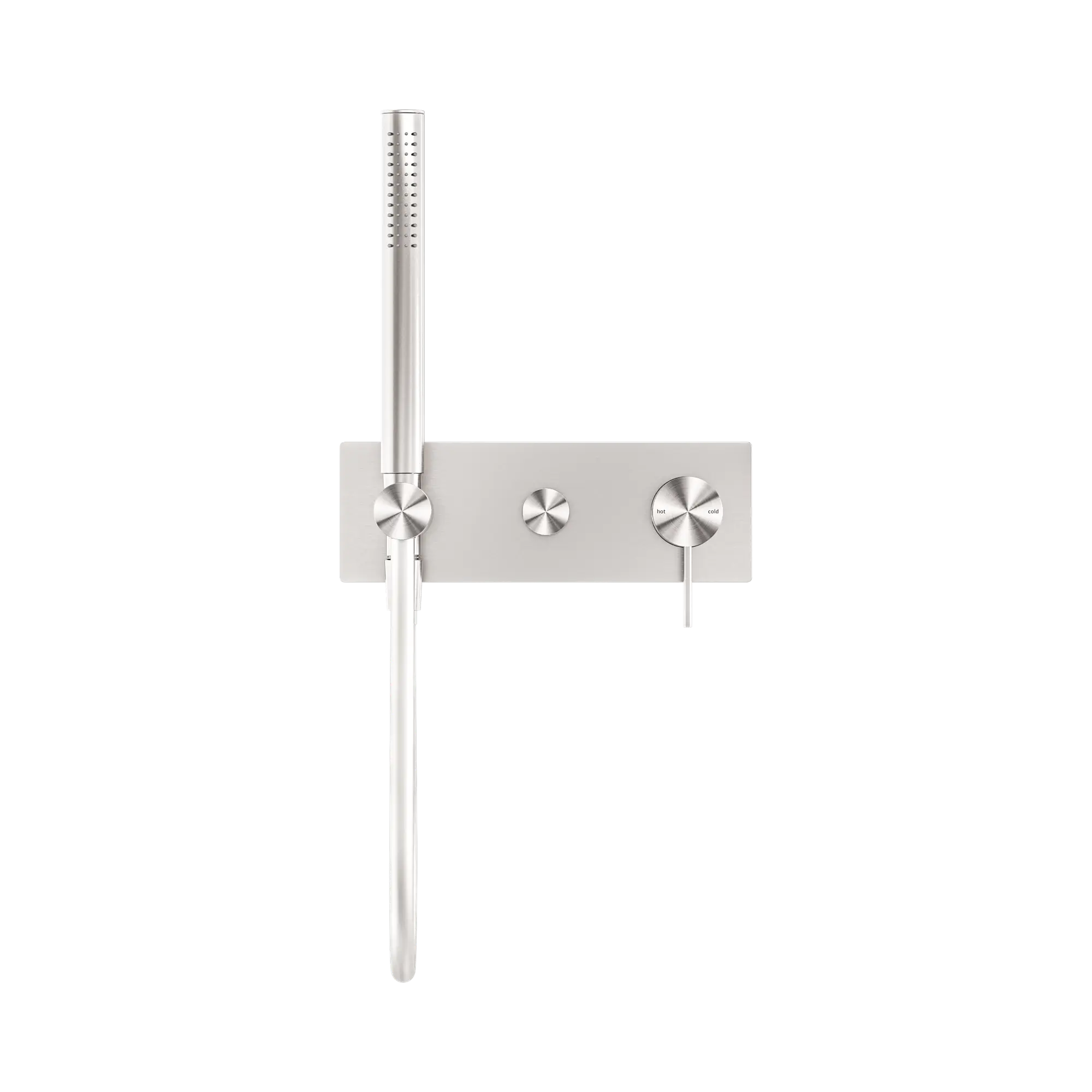 NR221903e BN Mecca Shower Mixer With Divertor System Brushed Nickel image 2