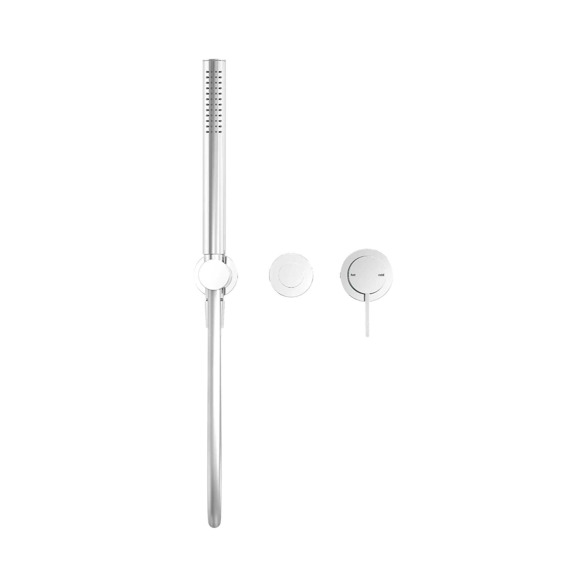 NR221903f CH Mecca Shower Mixer With Divertor System Seperate Back Plate Chrome image 2