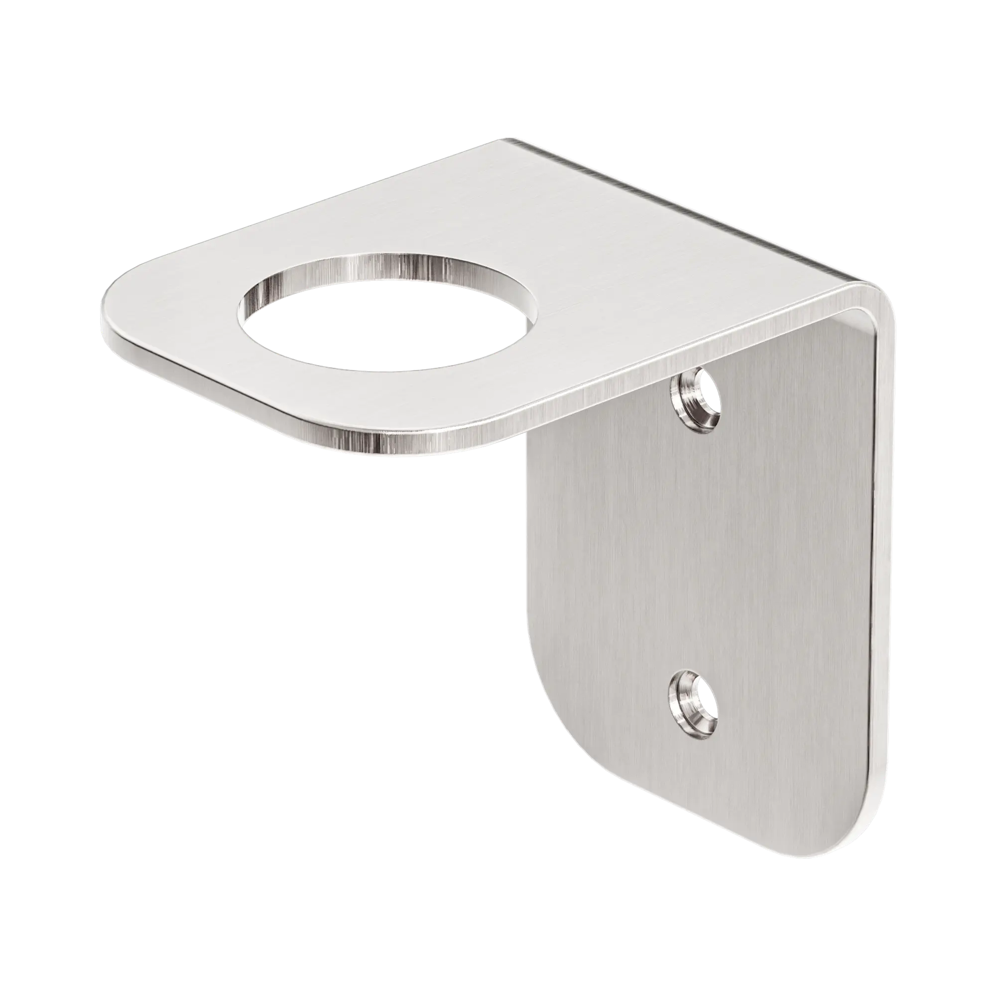 NR1985 BN Mecca Soap Bottle Holder Brushed Nickel image 1