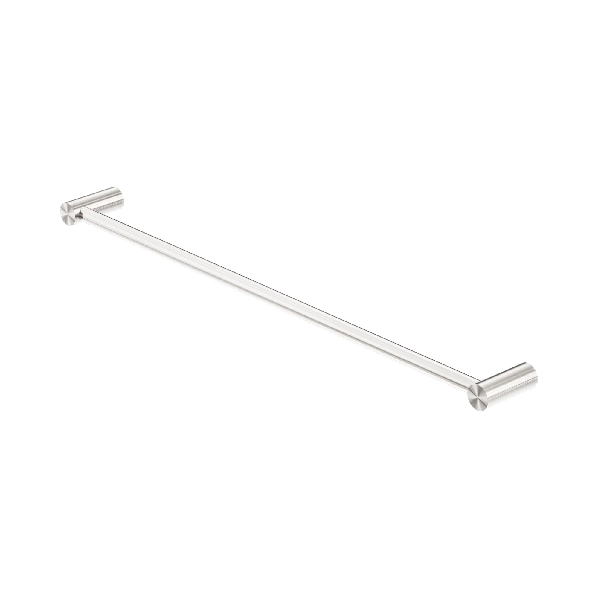 NR2324 BN New Mecca Single Towel Rail 600mm Brushed Nickel image 1