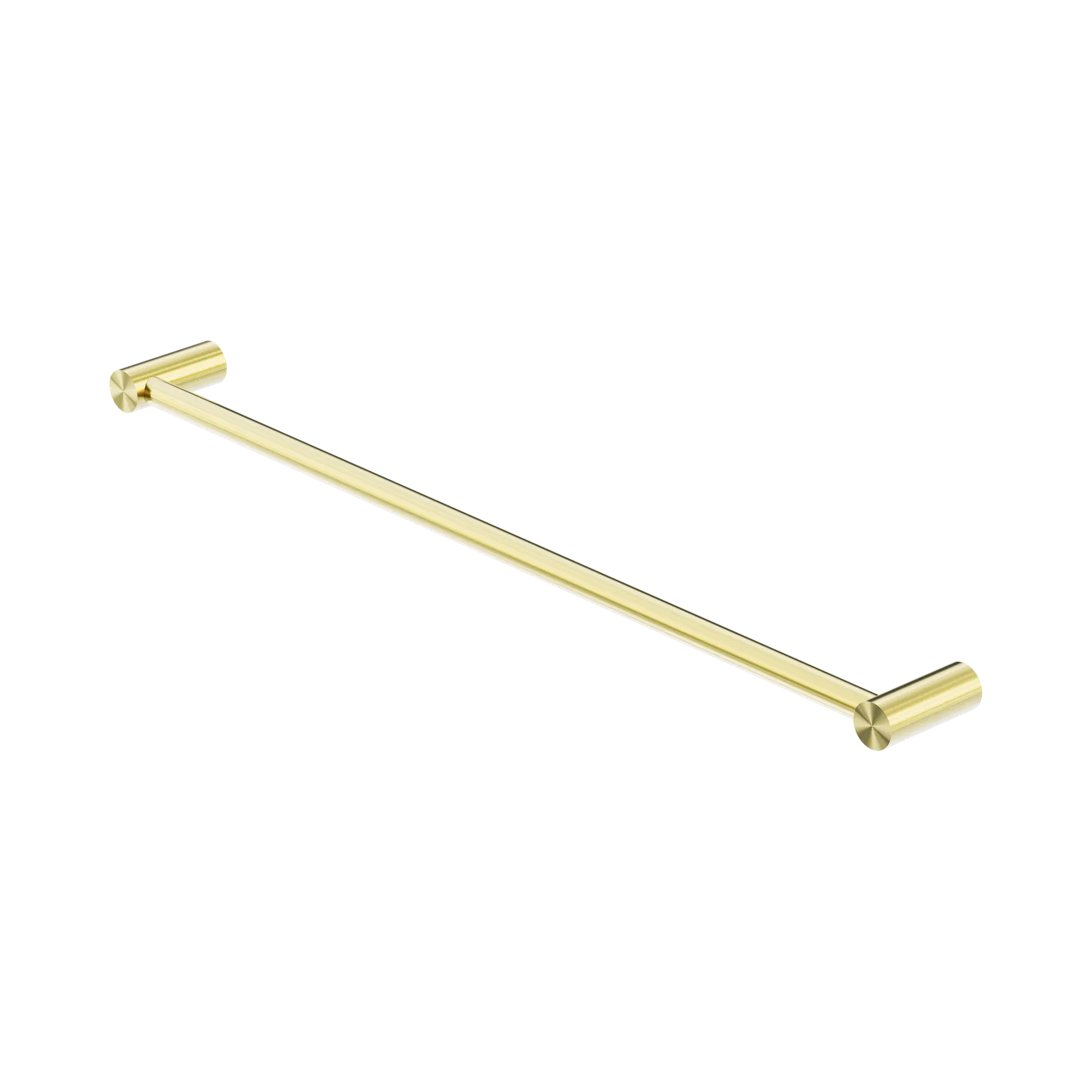 NR2324 BG New Mecca Single Towel Rail 600mm Brushed Gold image 1