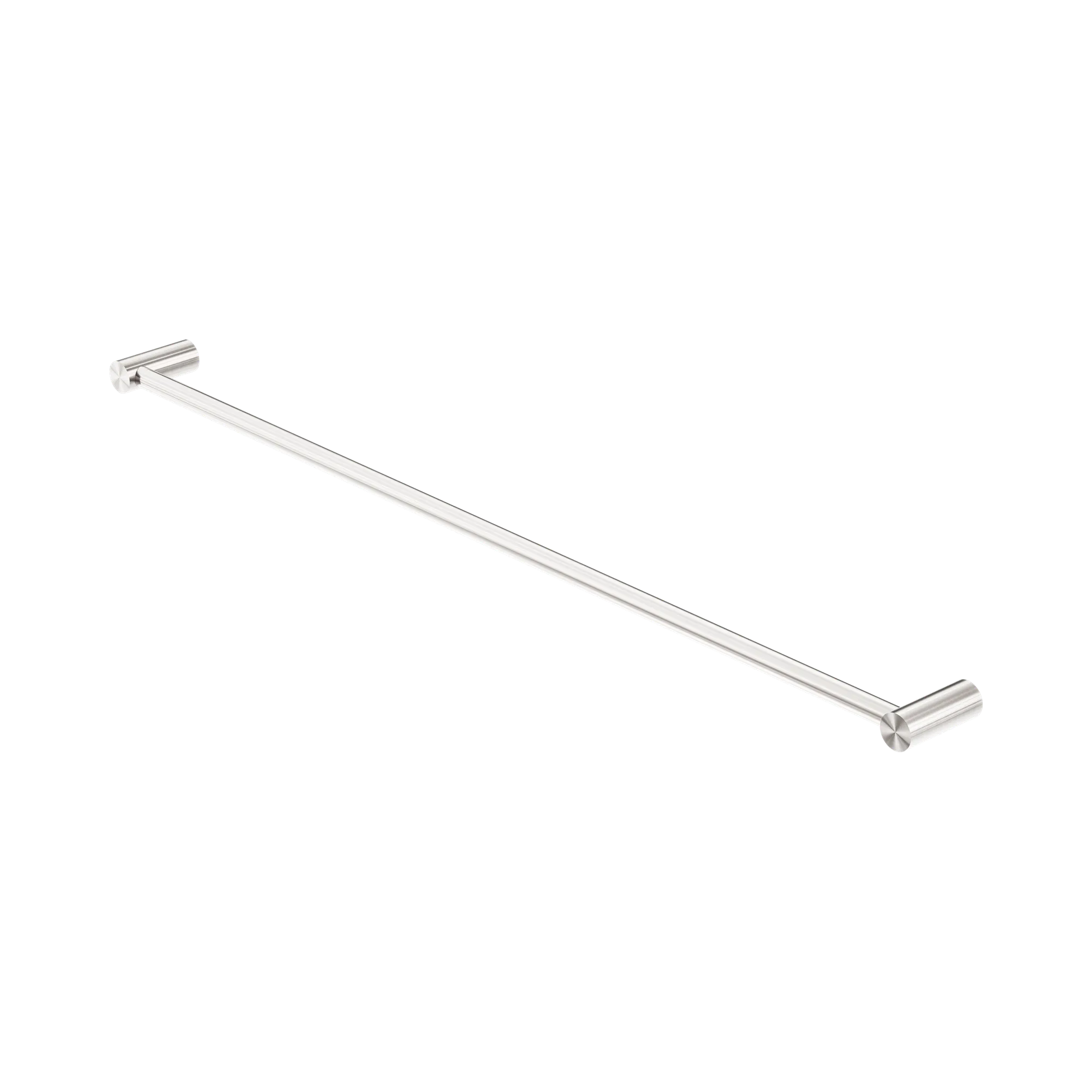 NR2330 BN New Mecca Single Towel Rail 800mm Brushed Nickel image 1