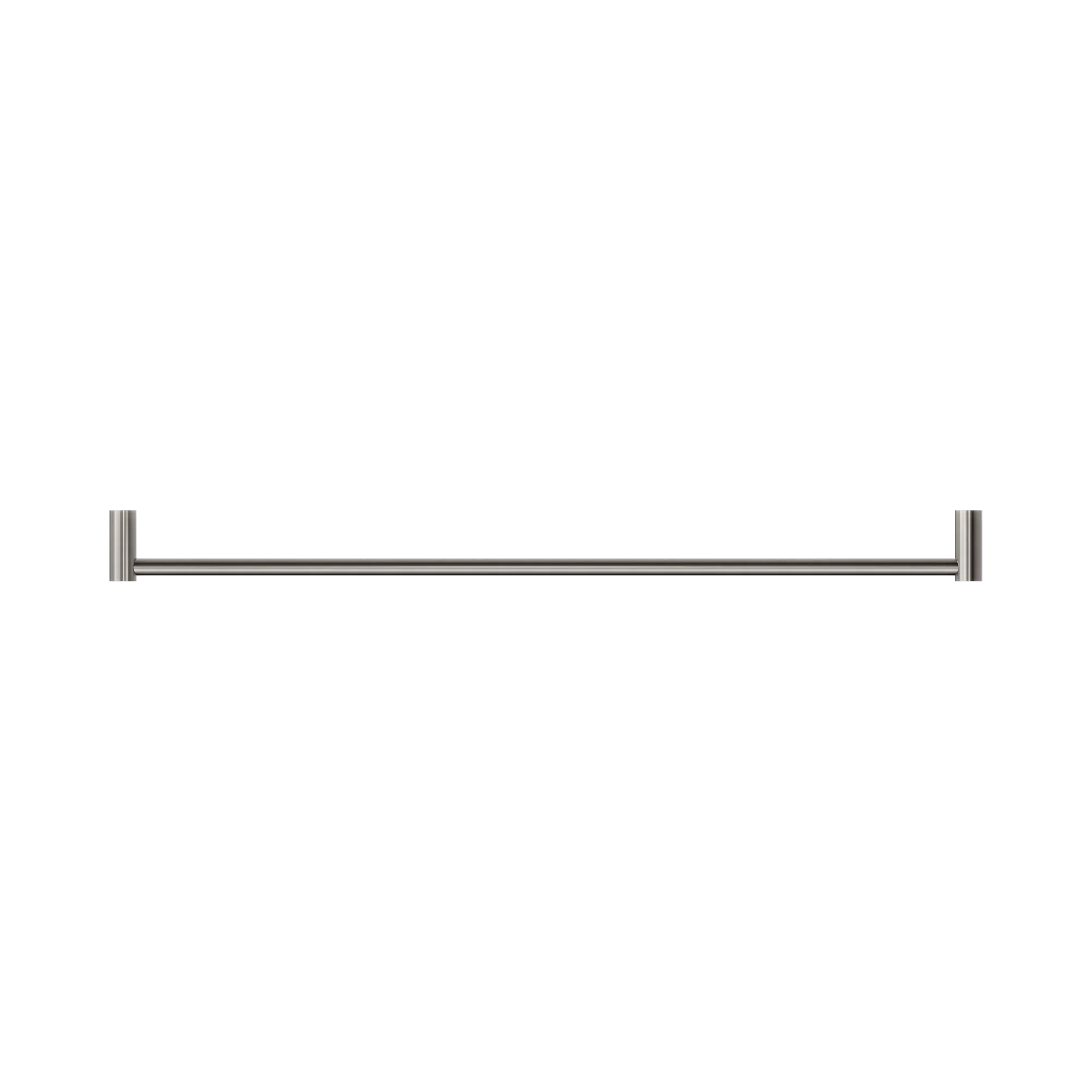 NR2330 BN New Mecca Single Towel Rail 800mm Brushed Nickel image 3