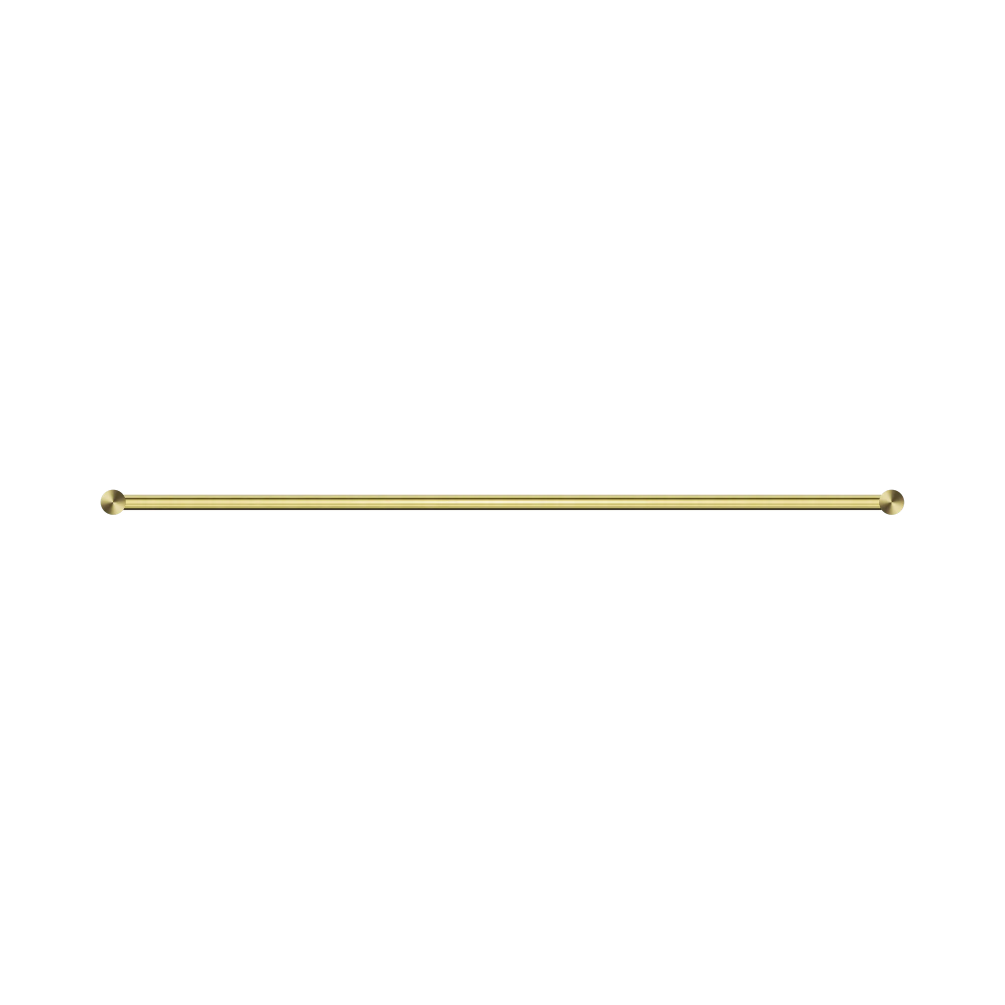 NR2330 BG New Mecca Single Towel Rail 800mm Brushed Gold image 2