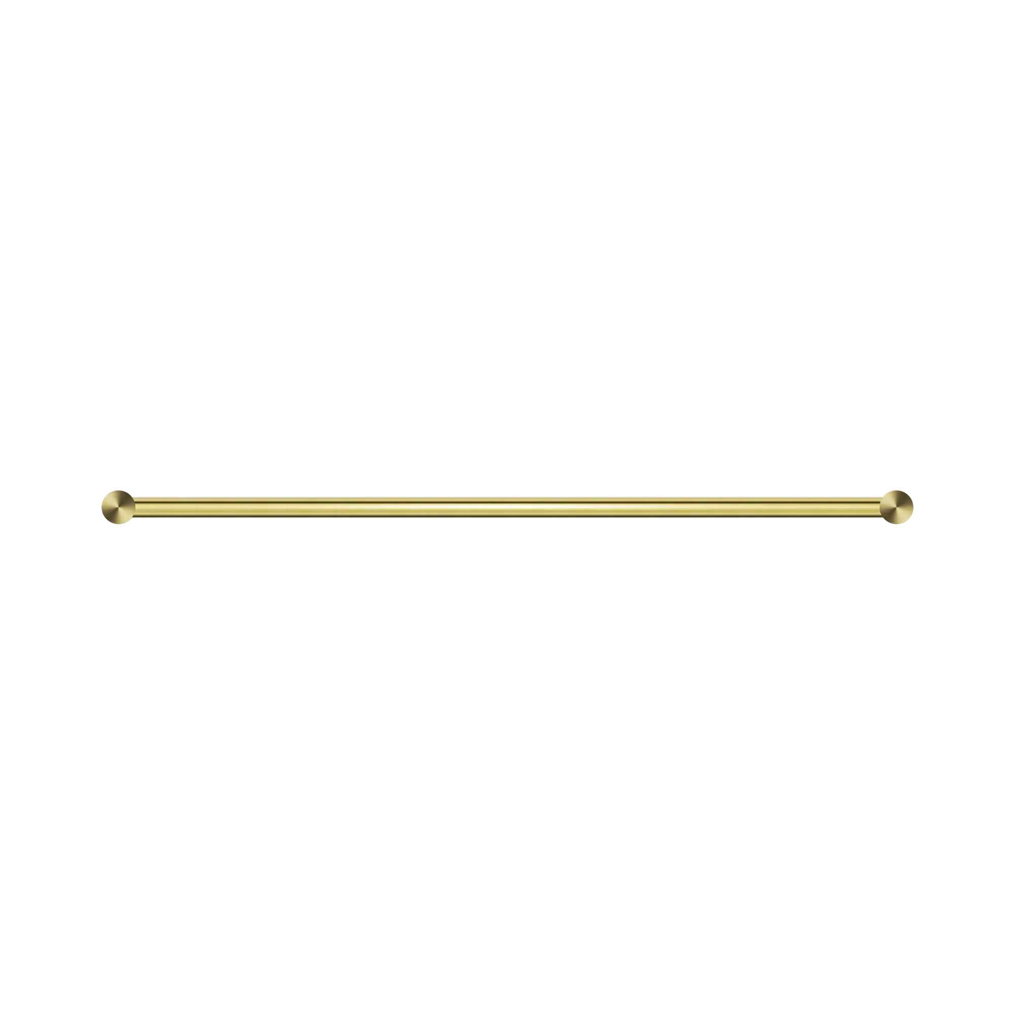 NR2324d BG New Mecca Double Towel Rail 600mm Brushed Gold image 2