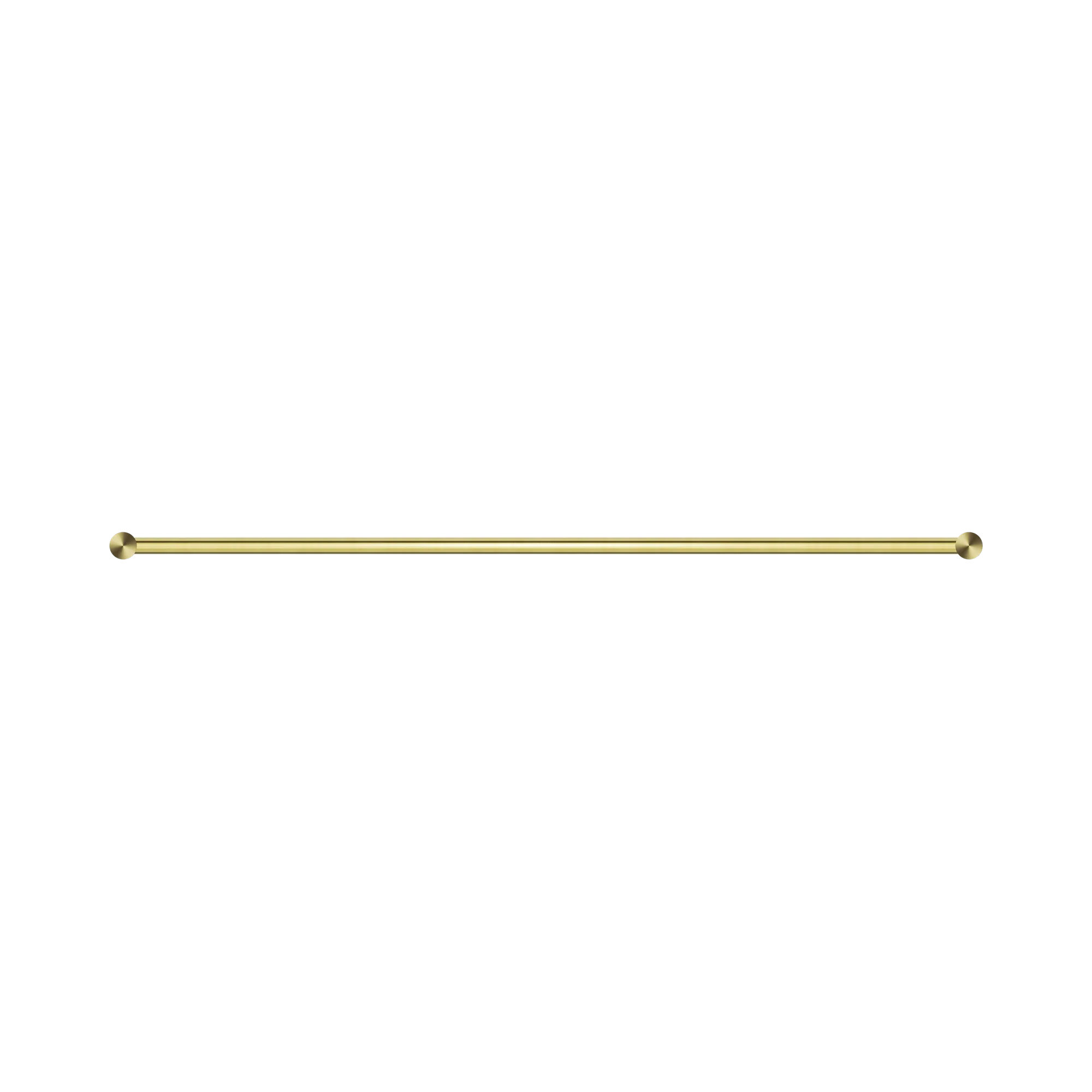 NR2330d BG New Mecca Double Towel Rail 800mm Brushed Gold image 2