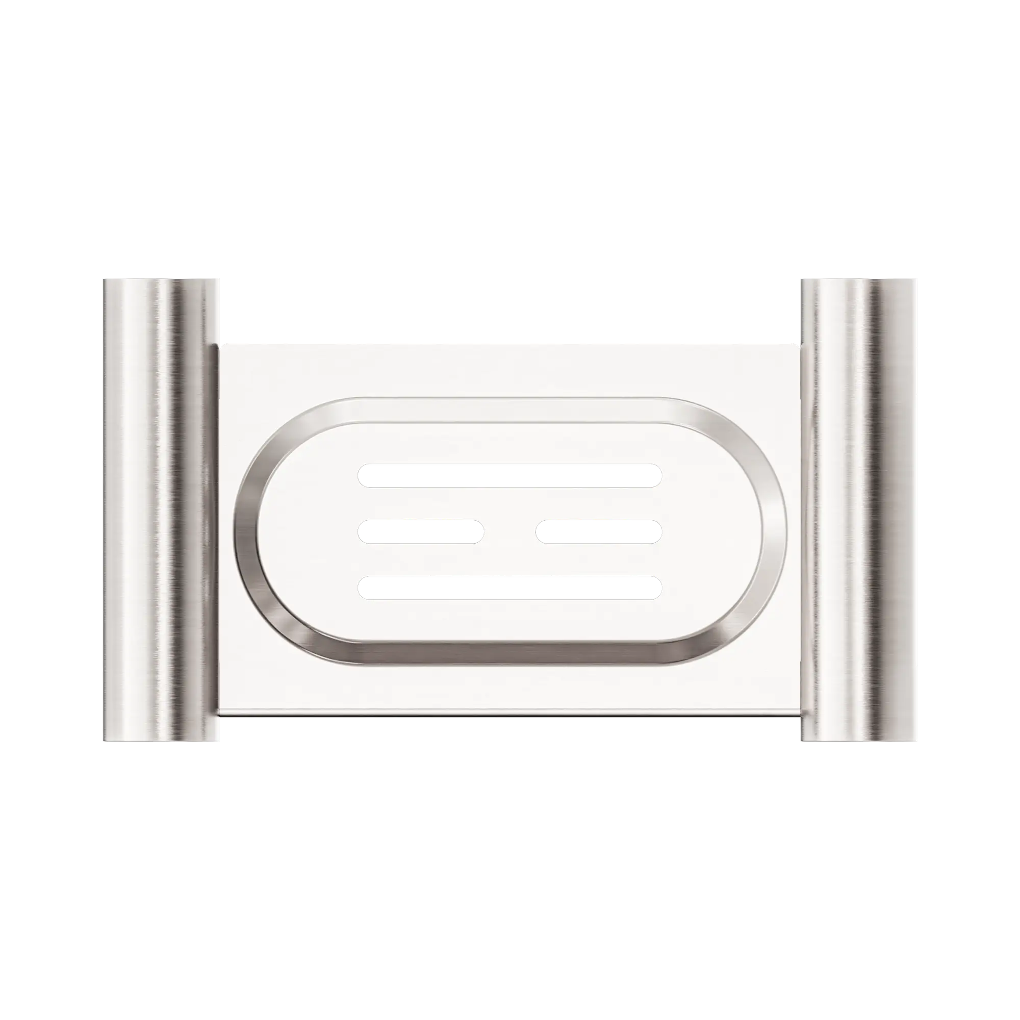 NR2381 BN New Mecca Soap Dish Holder Brushed Nickel image 3