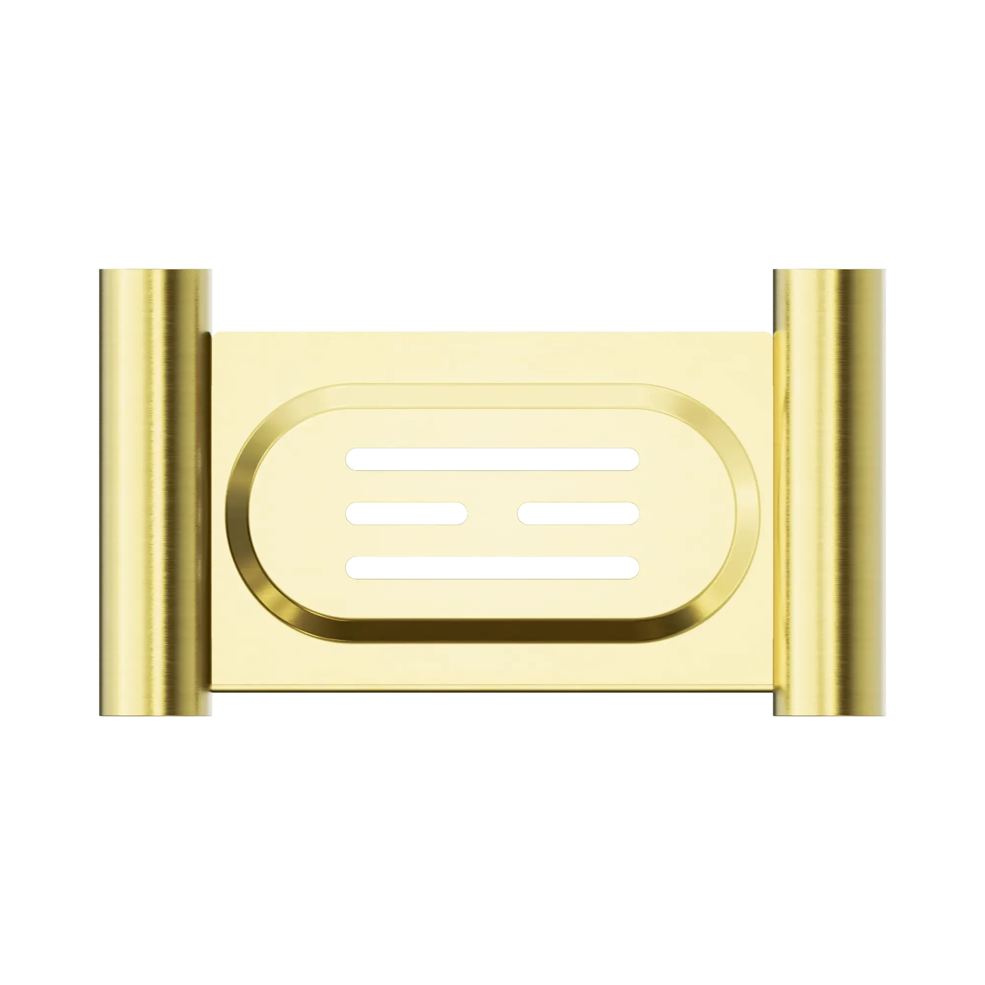 NR2381 BG New Mecca Soap Dish Holder Brushed Gold image 3