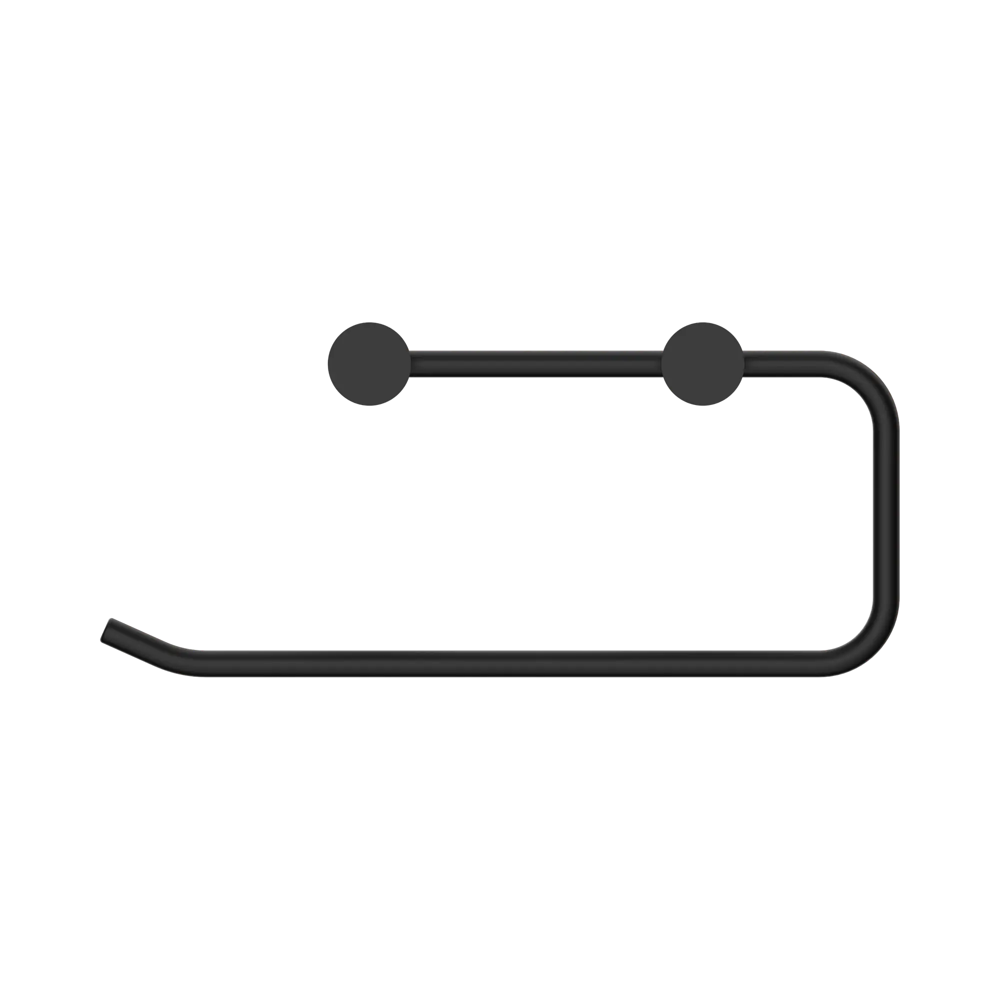 NR2380 MB New Mecca Hand Towel Rail Matte Black image 2