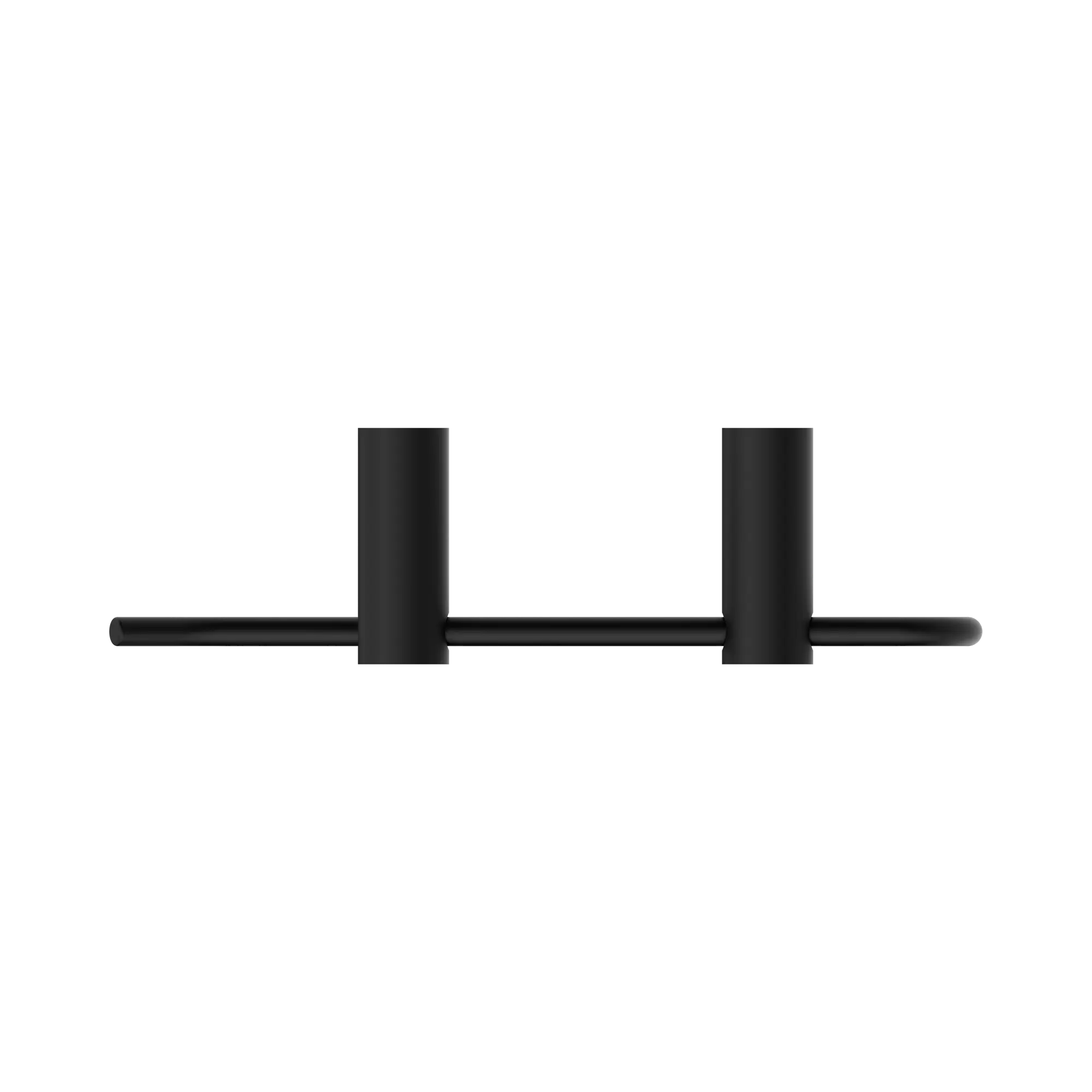 NR2380 MB New Mecca Hand Towel Rail Matte Black image 3
