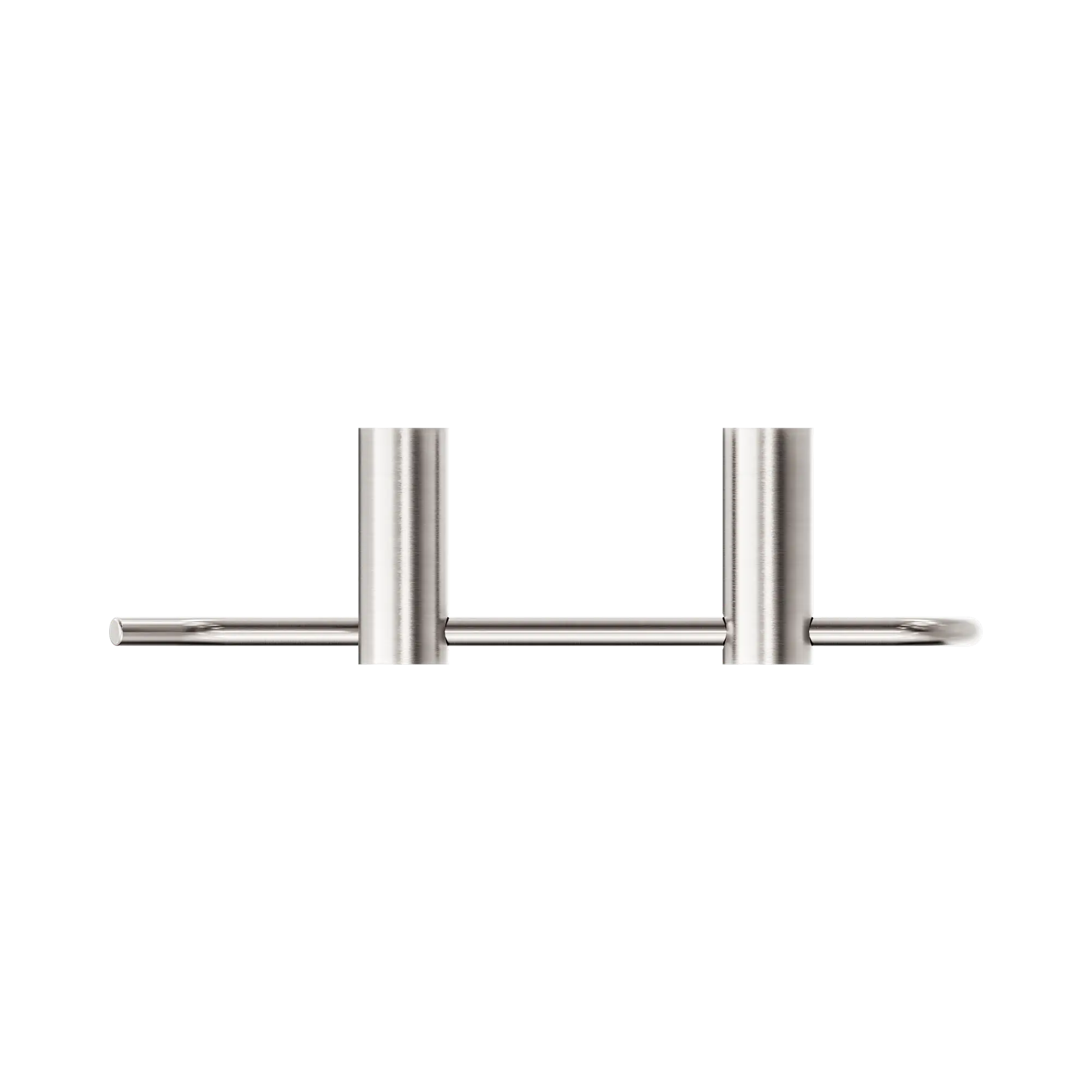 NR2380 BN New Mecca Hand Towel Rail Brushed Nickel image 3