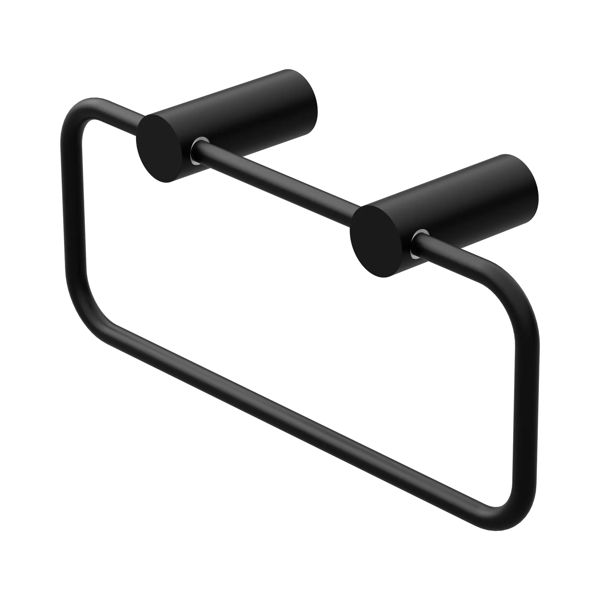 NR2380a MB New Mecca Towel Ring Matte Black image 1