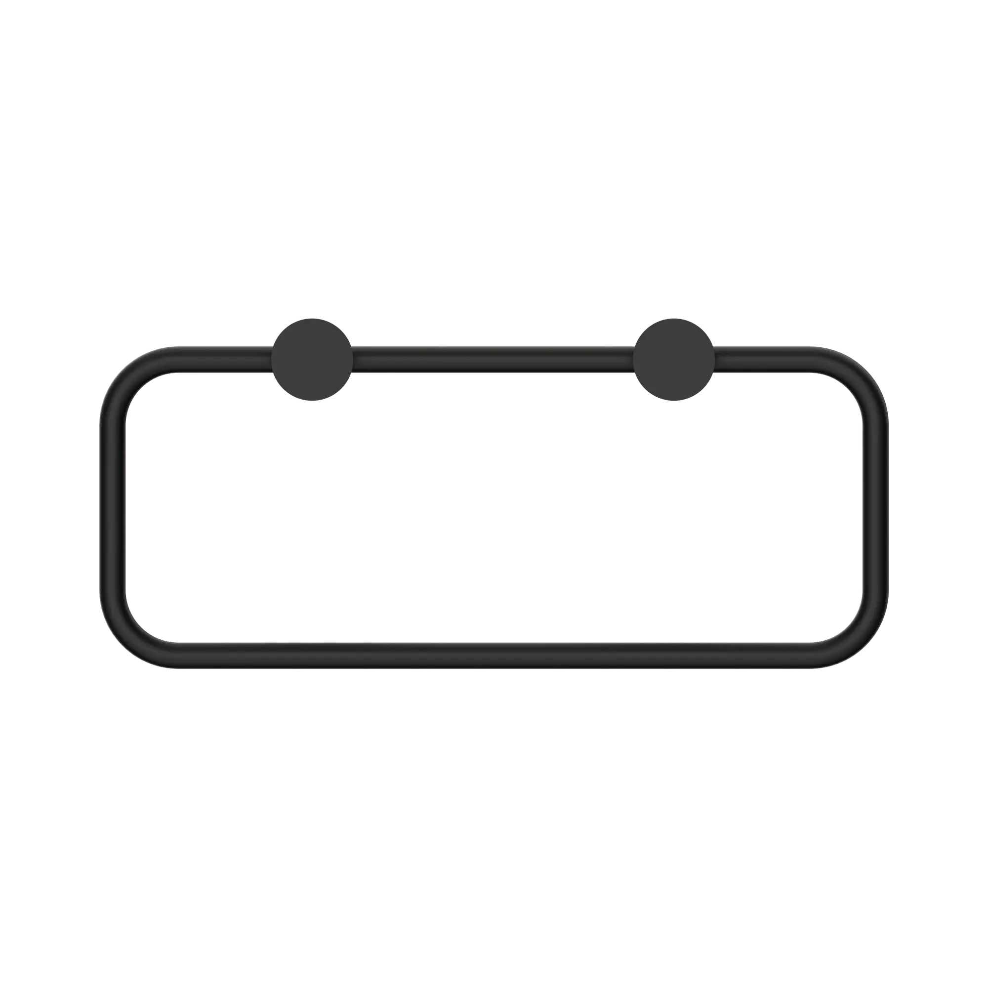 NR2380a MB New Mecca Towel Ring Matte Black image 2