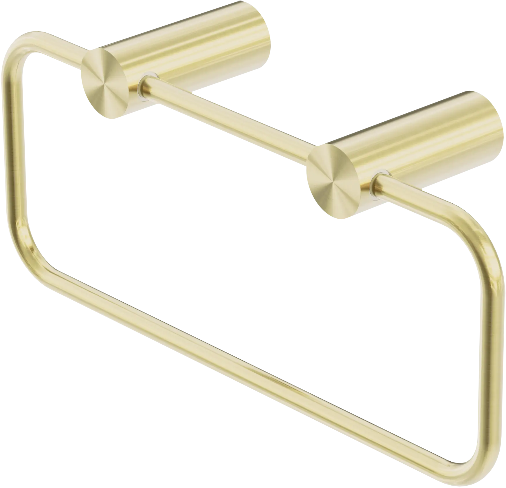 NR2380a BG New Mecca Towel Ring Brushed Gold image 1