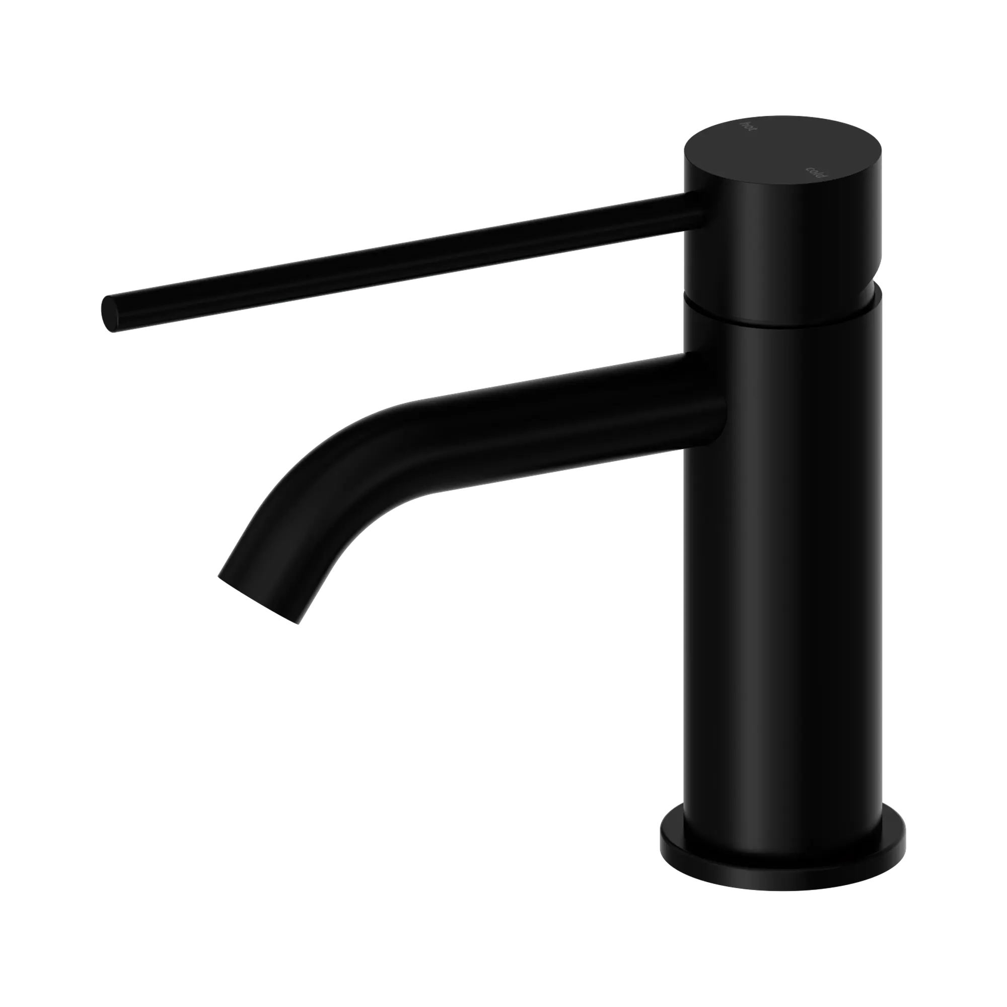NR221901d MB Mecca Care Basin Mixer Matte Black image 1