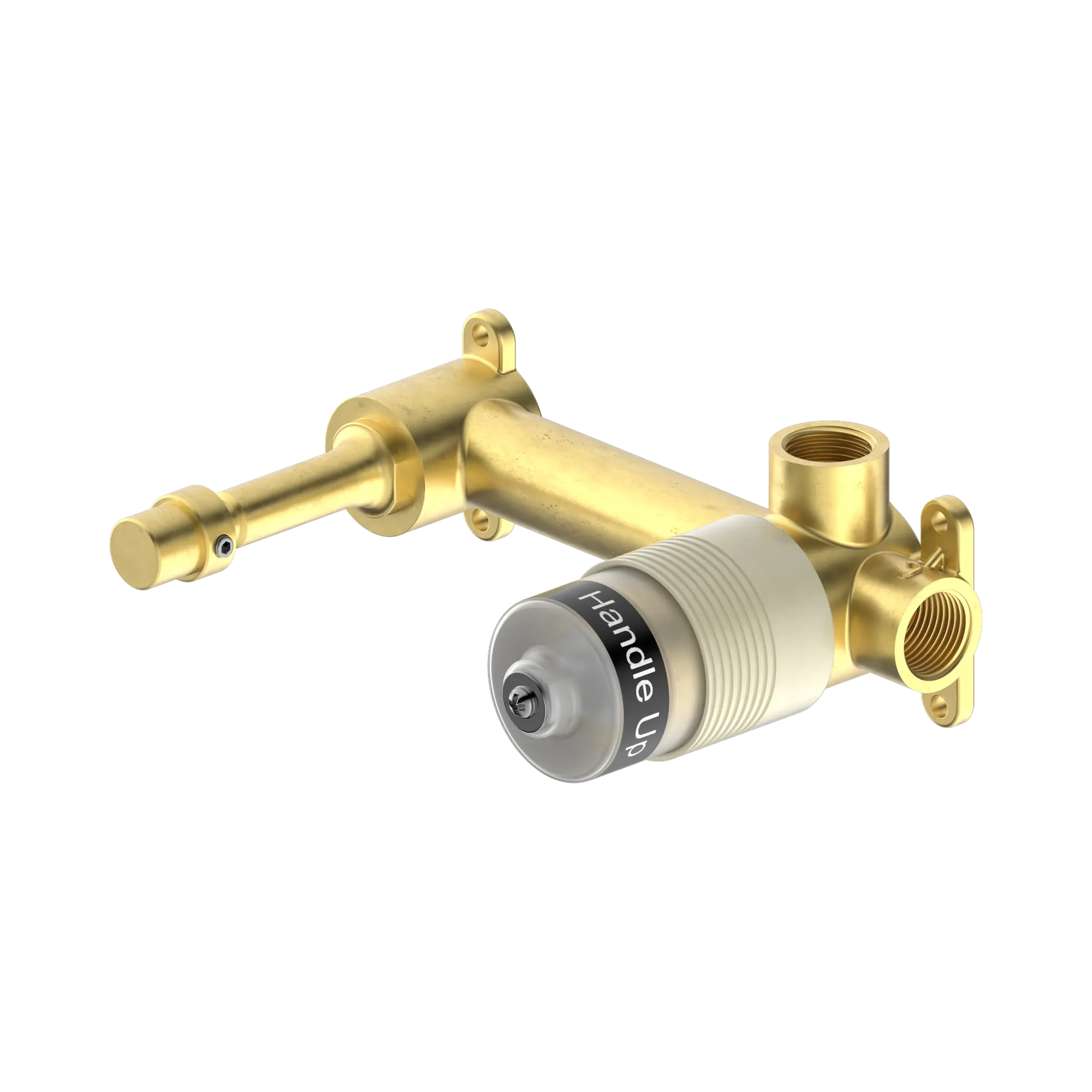 NRUB001 AP Premium 35mm Universal Wall Basin Bath Mixer Handle Up Body Only image 1