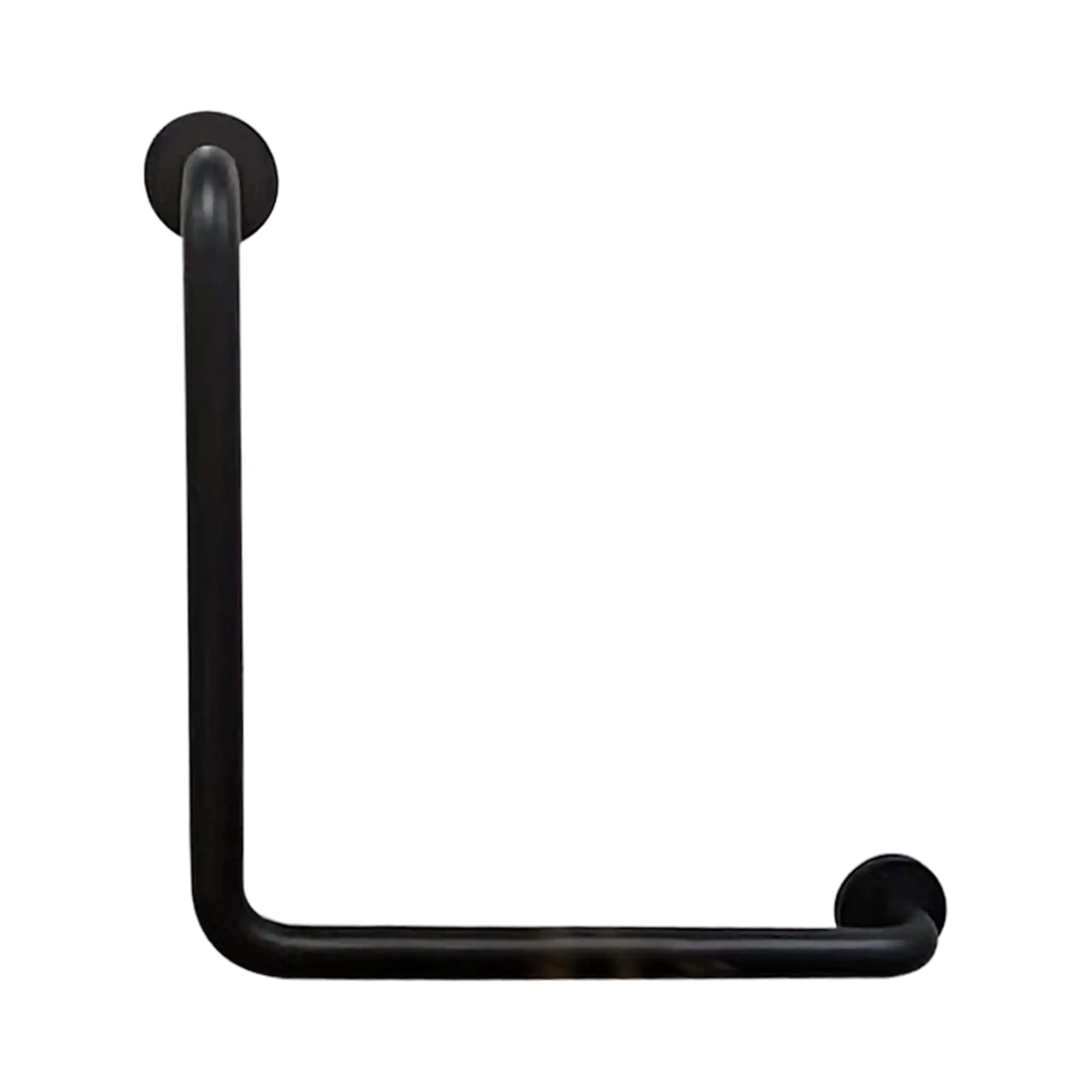 NRCR02 MB Classic Care SS304 450 X450 Right Angle Grab Bar Concealed Fixing Matte Black image 1