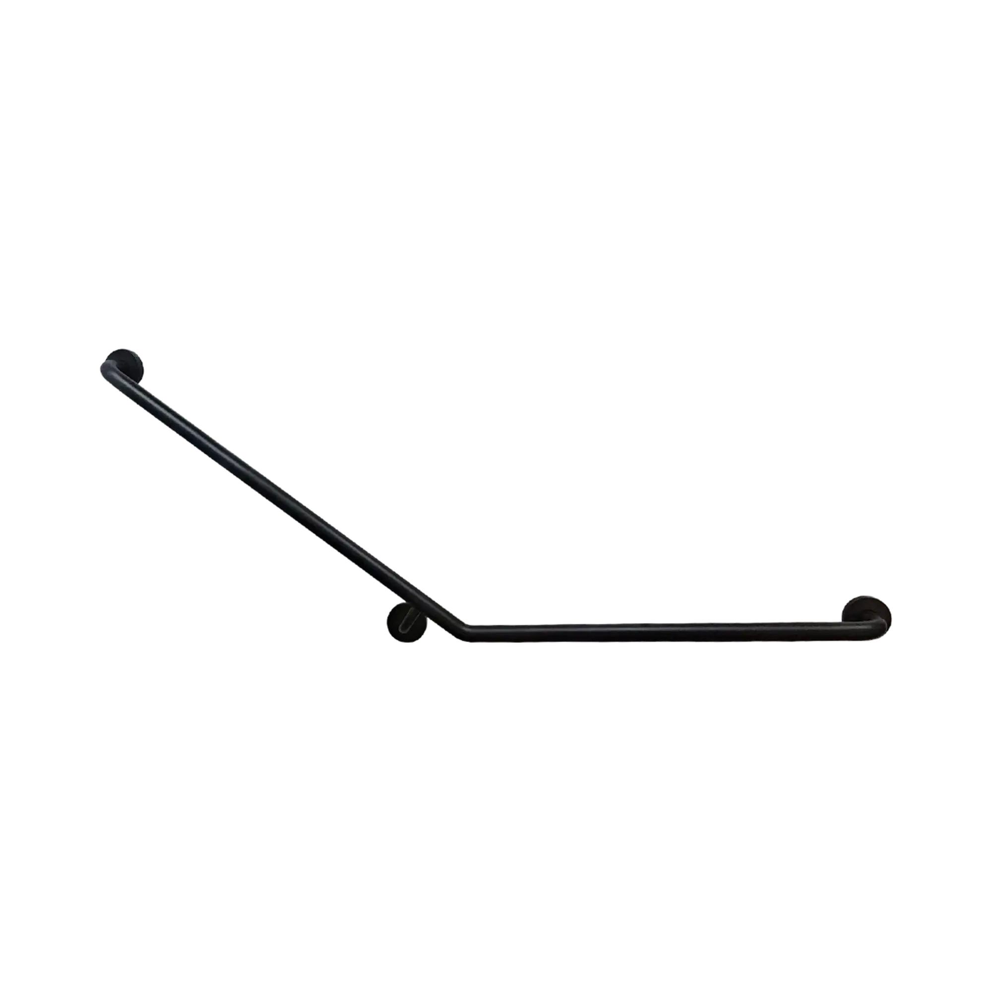 NRCR03 LMB Classic Care SS304 800 X700 140 Degrees Left Hand Concealed Fixing Matte Black image 1